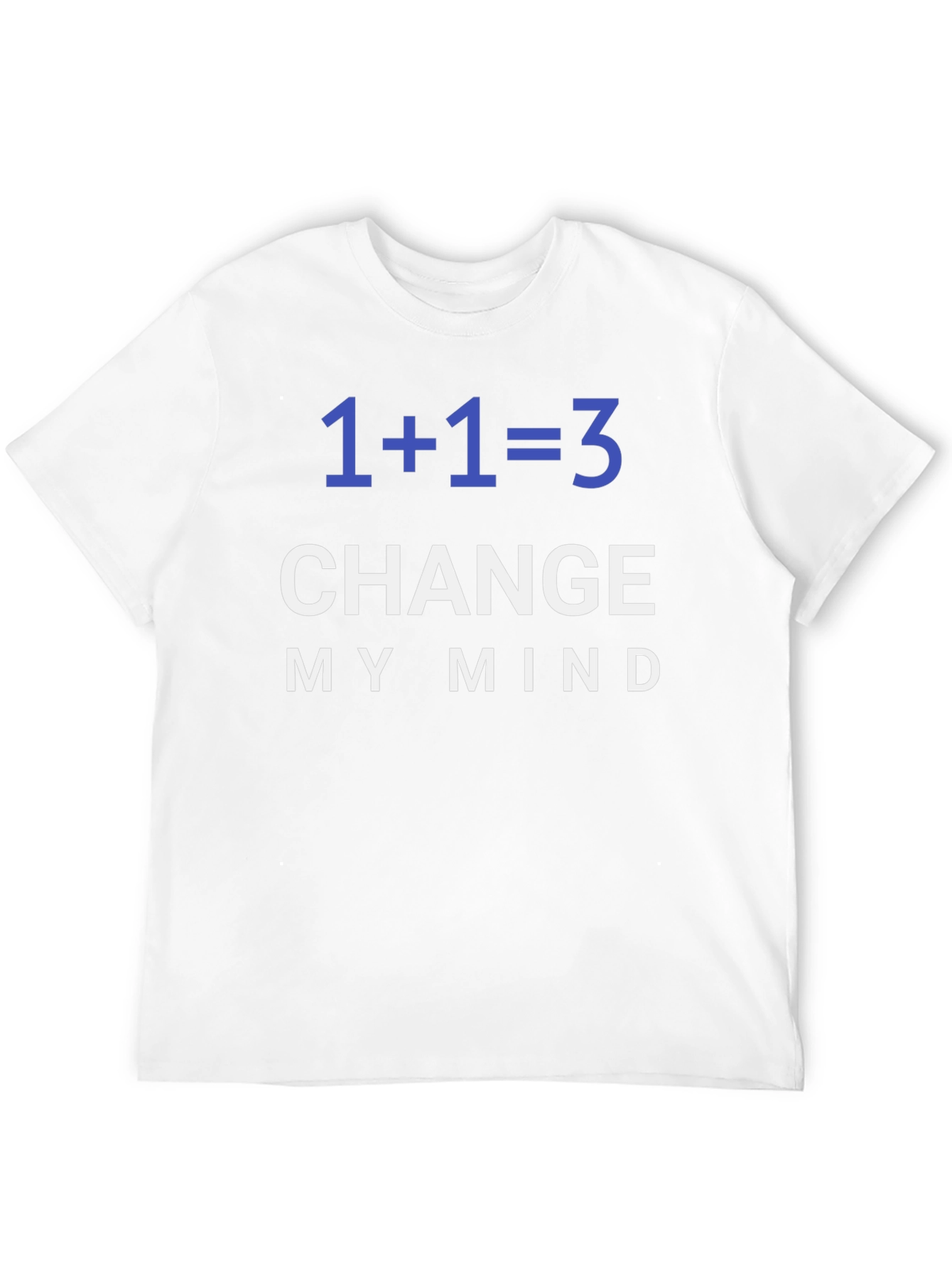 Black 1+1=3 Change My Mind Graphic Tee view 12