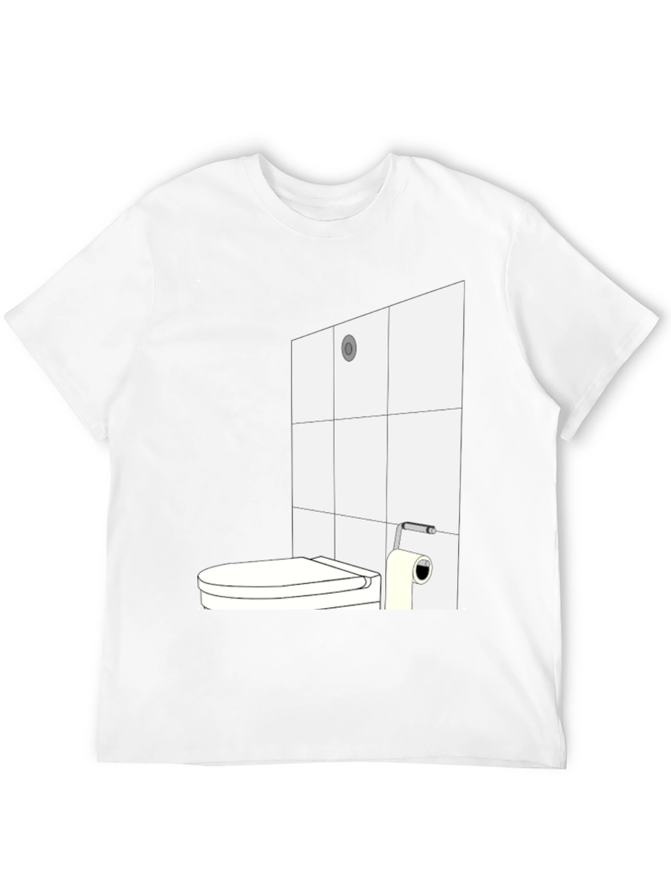 Black Toilet Humor T-Shirt - Black Graphic Tee view 12