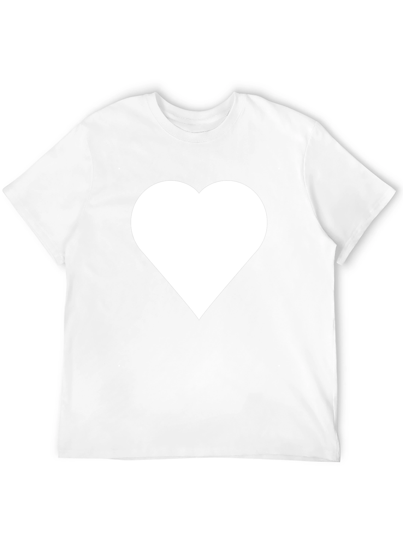 Black Heart Graphic T-Shirt - Black Casual Tee view 12