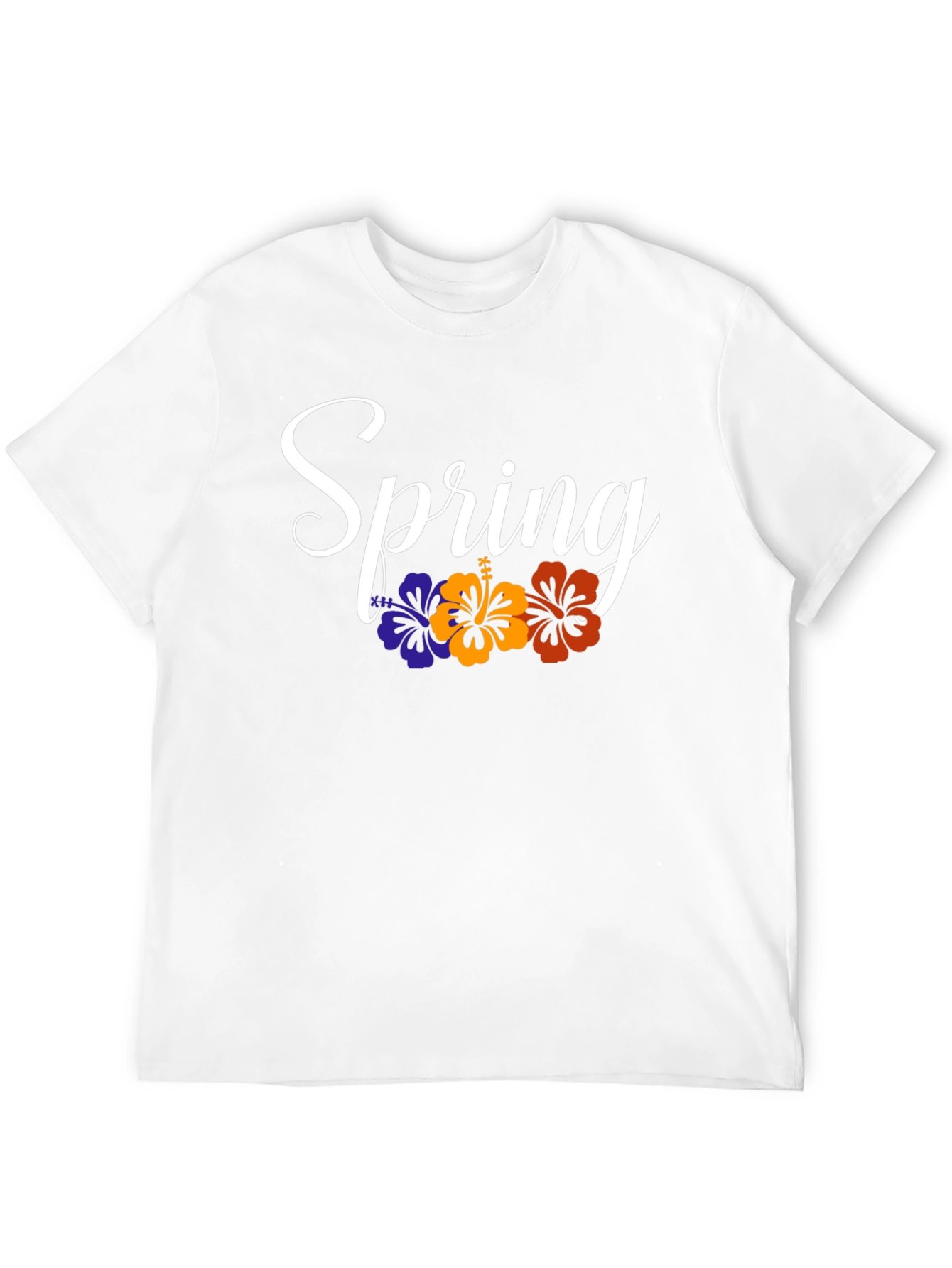 Black Spring Floral Graphic Tee - Men's Black T-Shirt view 12