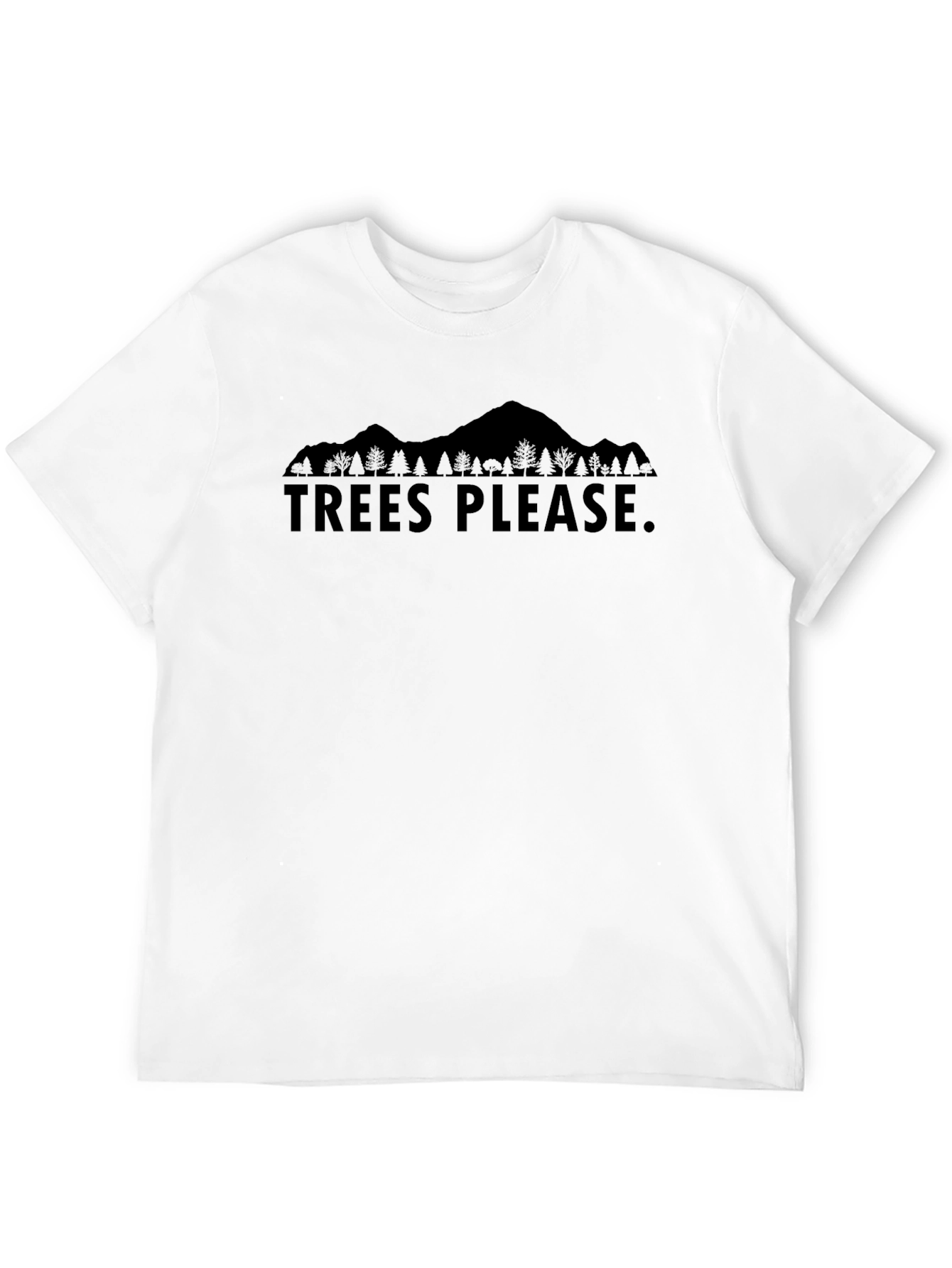 Black Trees Please Graphic T-Shirt - Nature Lover Tee view 12