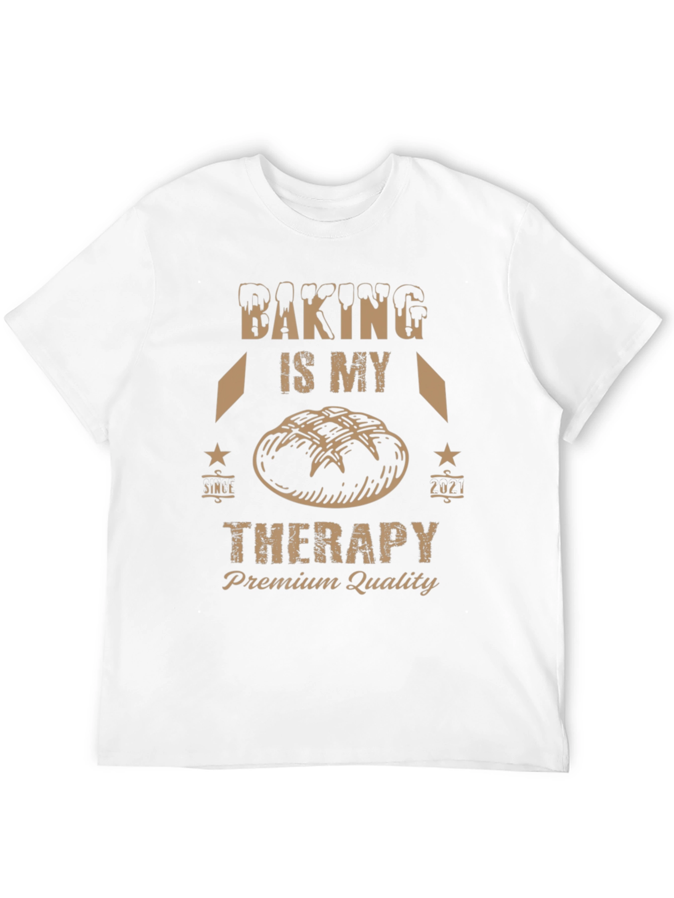 Baking is My Therapy Graphic T-Shirt - 12