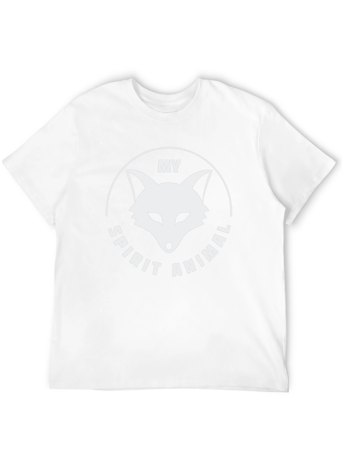 Black My Spirit Animal Fox T-Shirt - Black Graphic Tee view 12