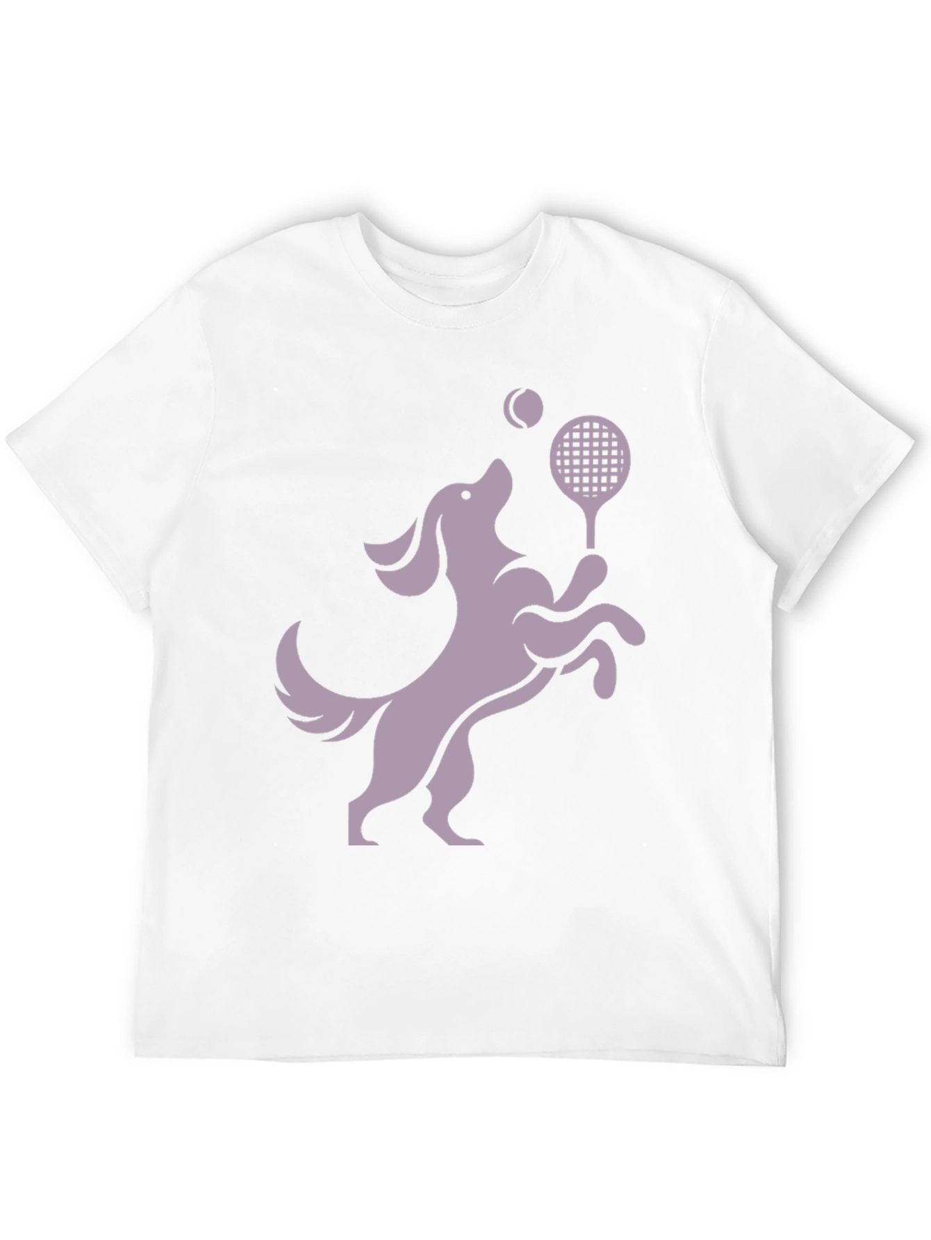 Black Dog Playing Tennis Black Graphic Tee view 12