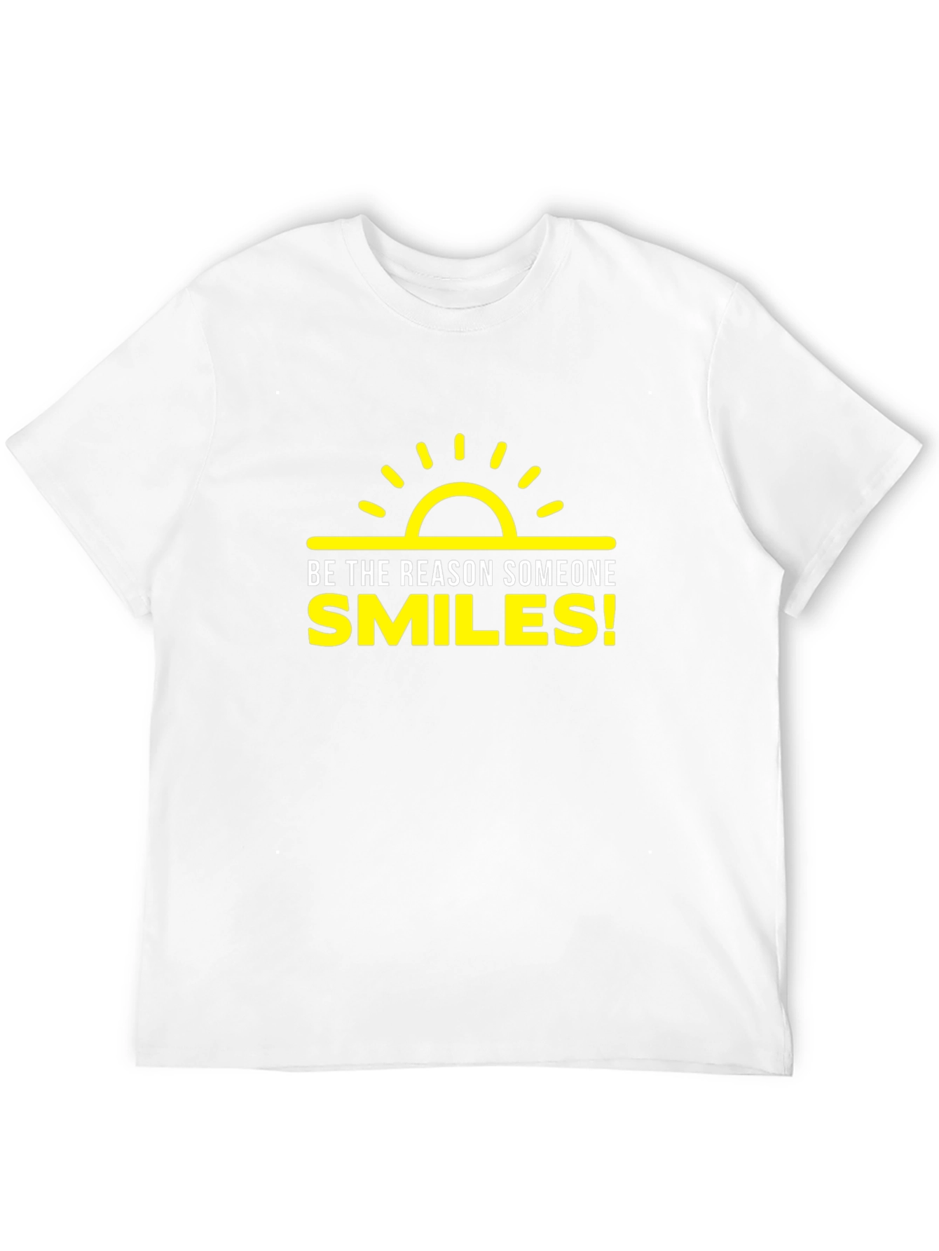 Black Be the Reason Someone Smiles T-Shirt view 12