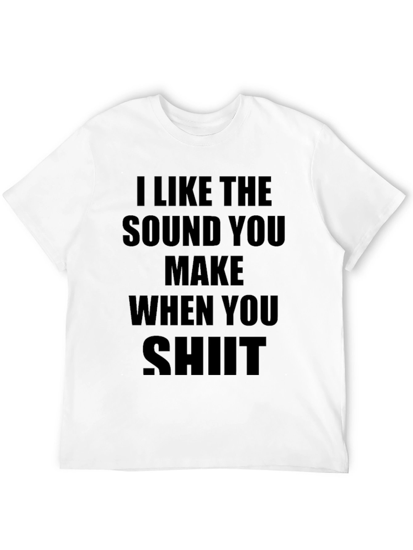 Black Funny Graphic Tee - I Like the Sound You Make view 12