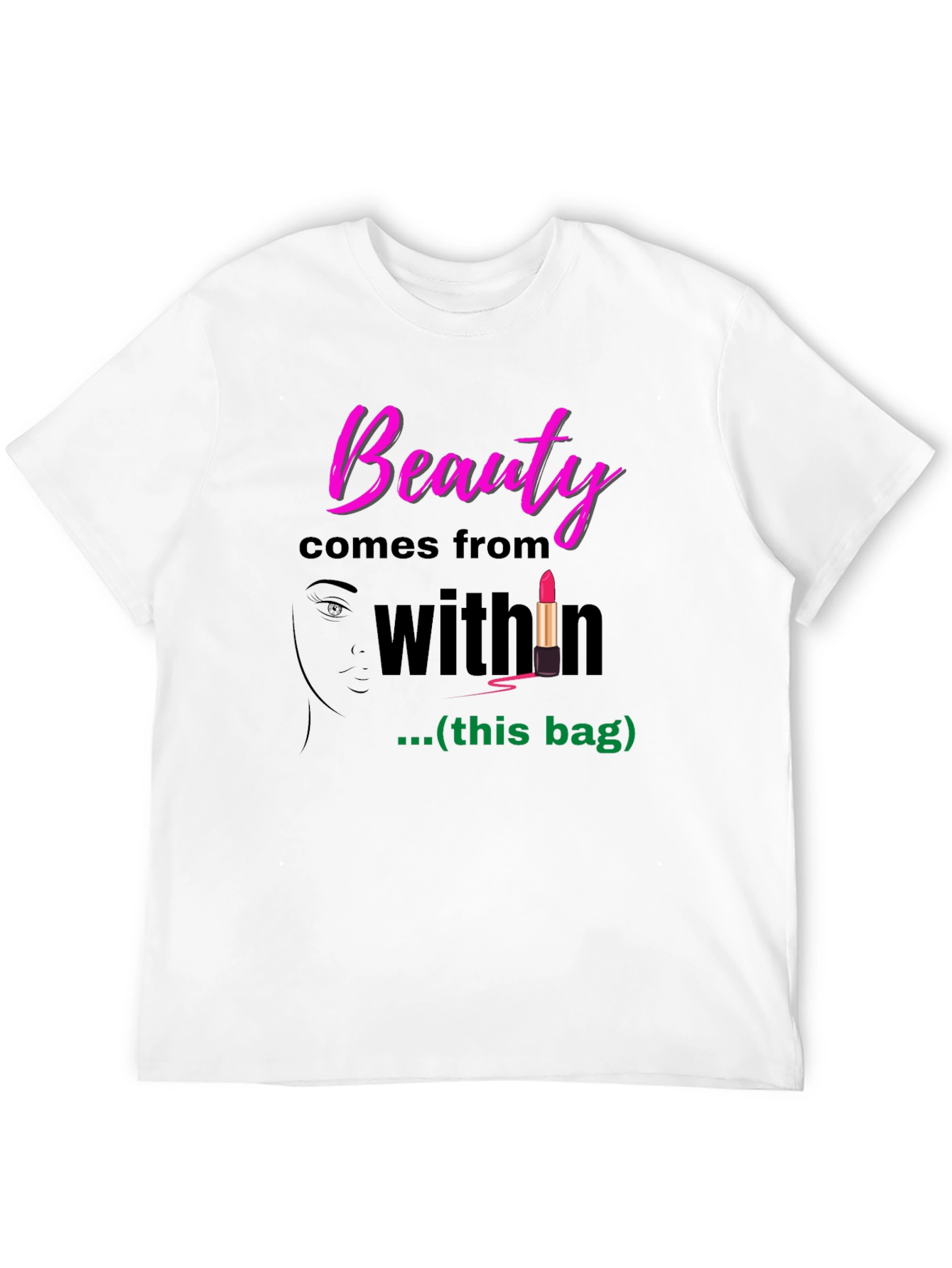 Black Beauty Comes From Within Graphic T-Shirt view 12