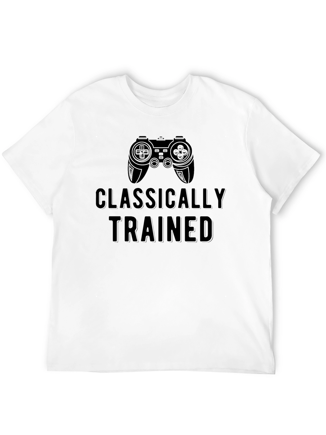 Black Classically Trained Gamer T-Shirt - Black view 12