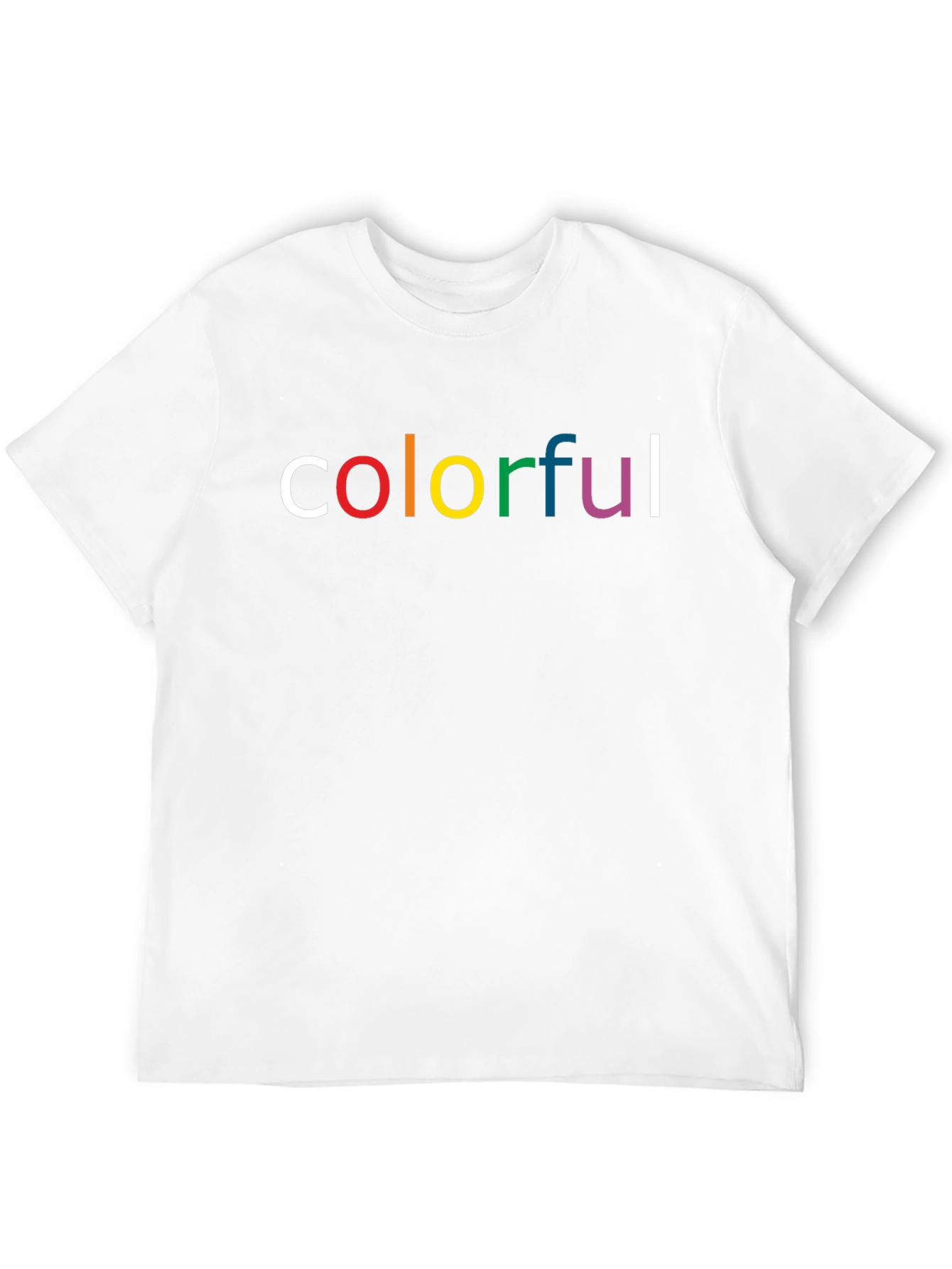 Black Colorful Graphic Tee - Premium Black T-Shirt view 12