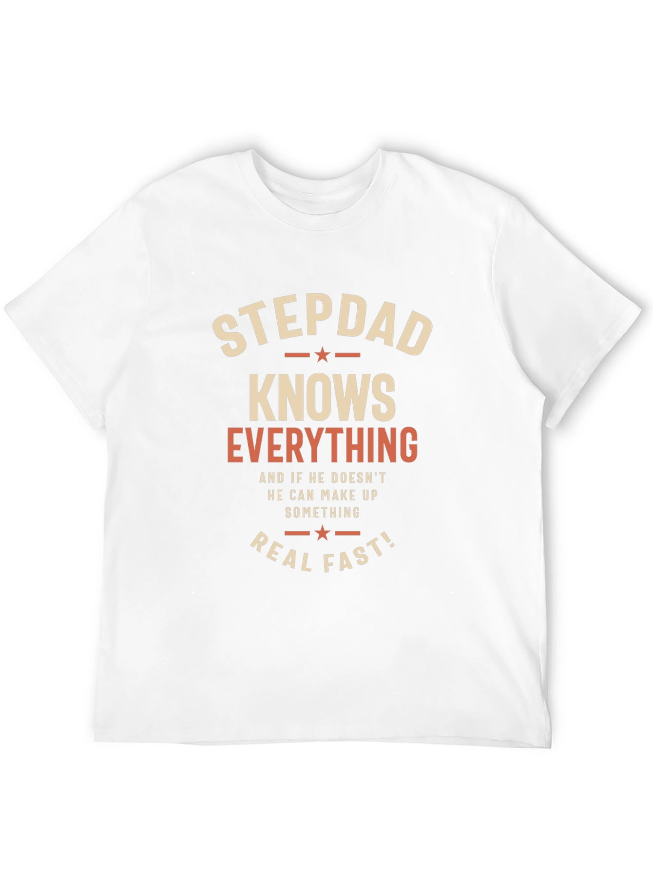 Black Stepdad Knows Everything Graphic Tee view 12