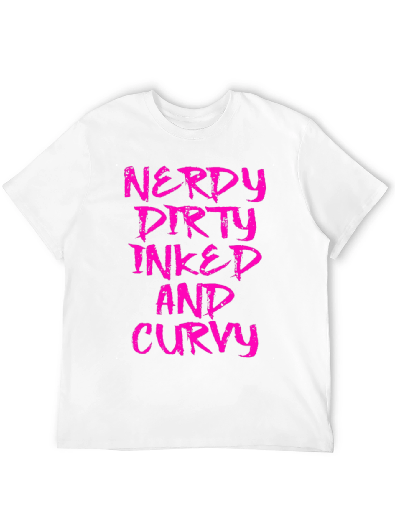 Nerdy Dirty Inked Curvy Graphic T-Shirt - 12
