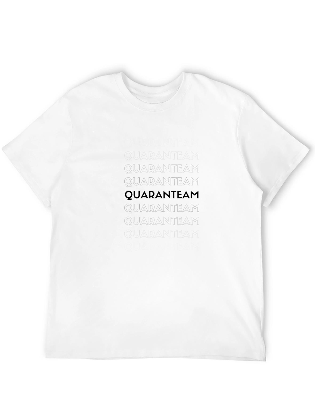 Black Quaranteam Black T-Shirt view 12