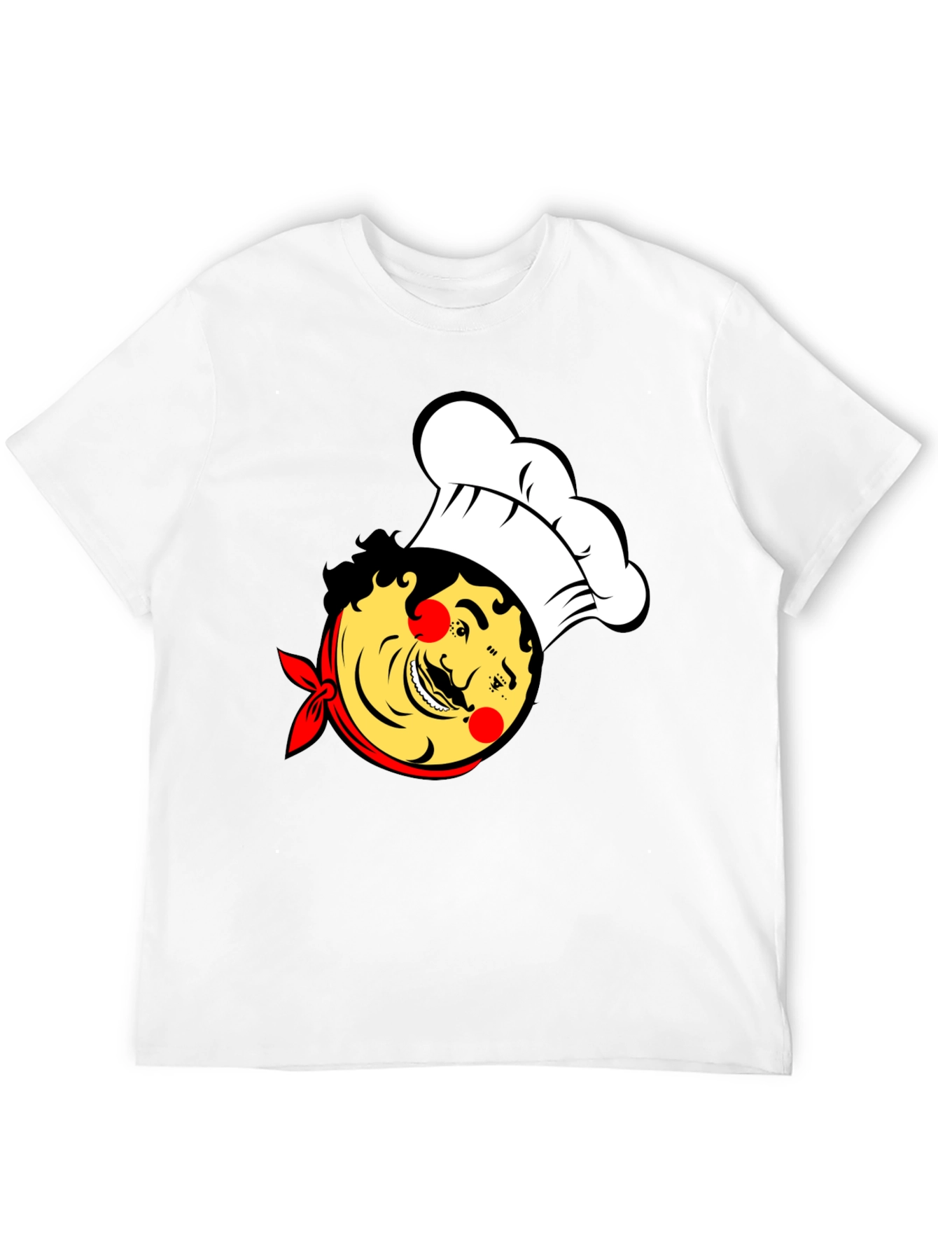Black Chef Cartoon Graphic T-Shirt view 12
