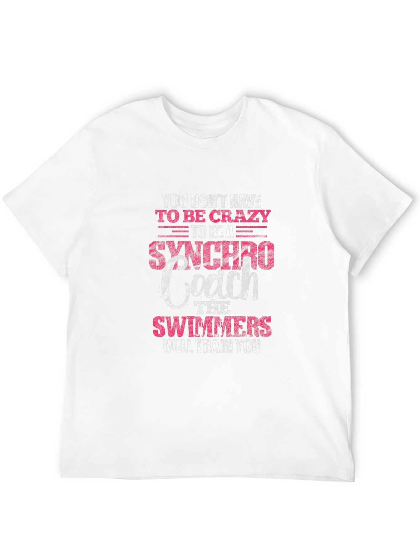 Black Synchronized Swimming Coach T-Shirt view 12