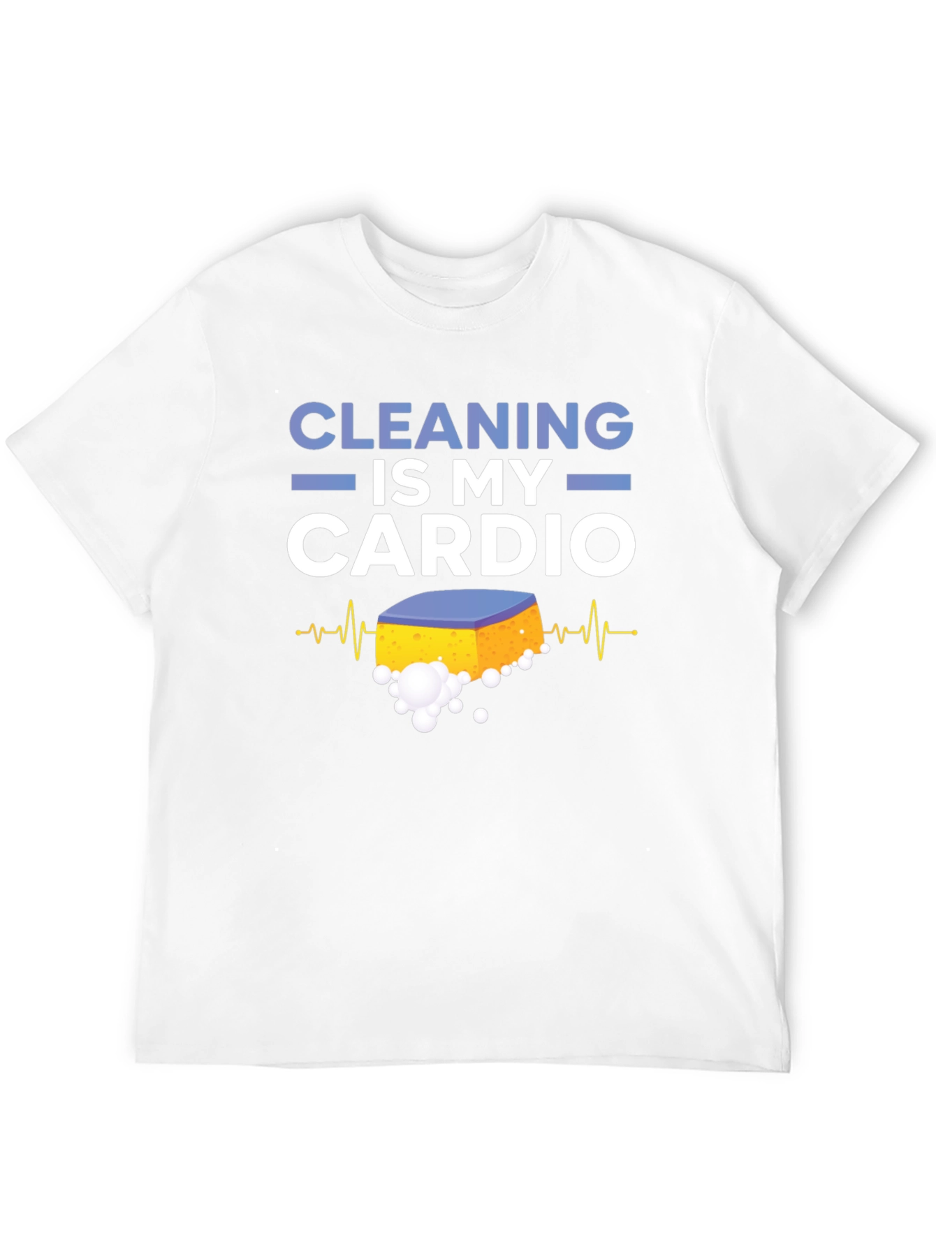 Black Cleaning is My Cardio T-Shirt Funny Housekeeping Tee view 12