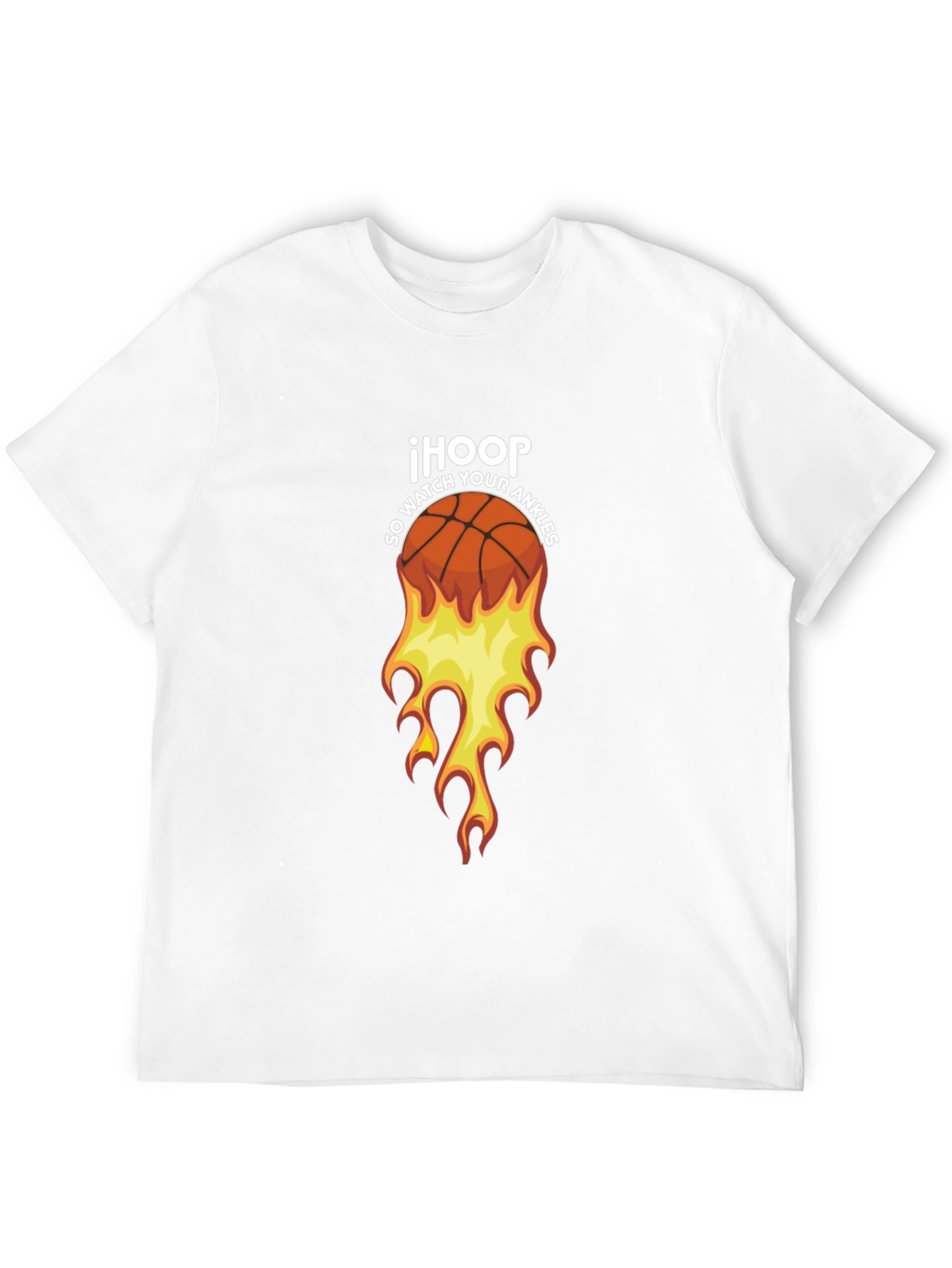 Black IHOOP Basketball Graphic Tee - So Watch Your Ankles! view 12