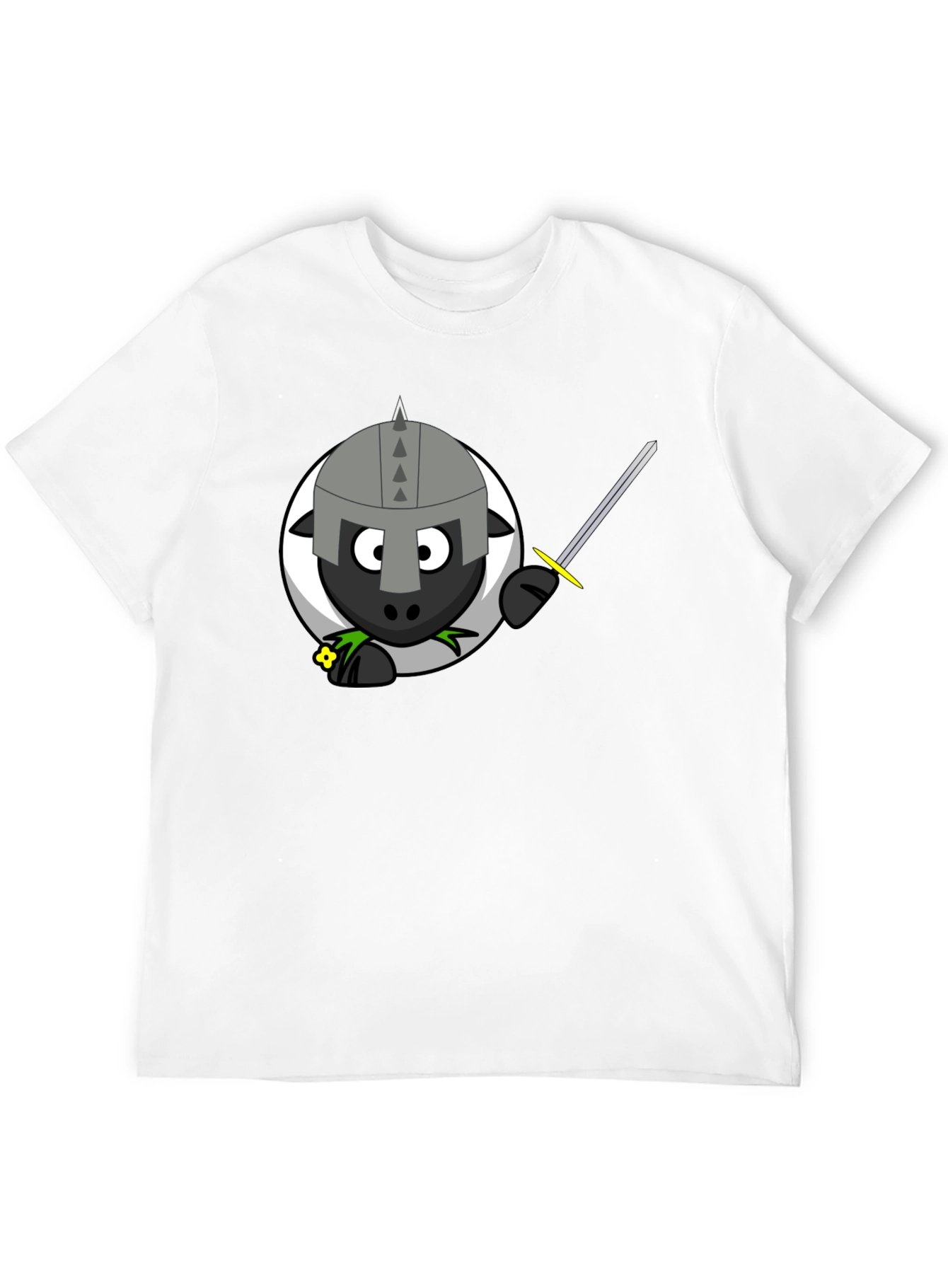 Black Knight Sheep Graphic T-Shirt view 12