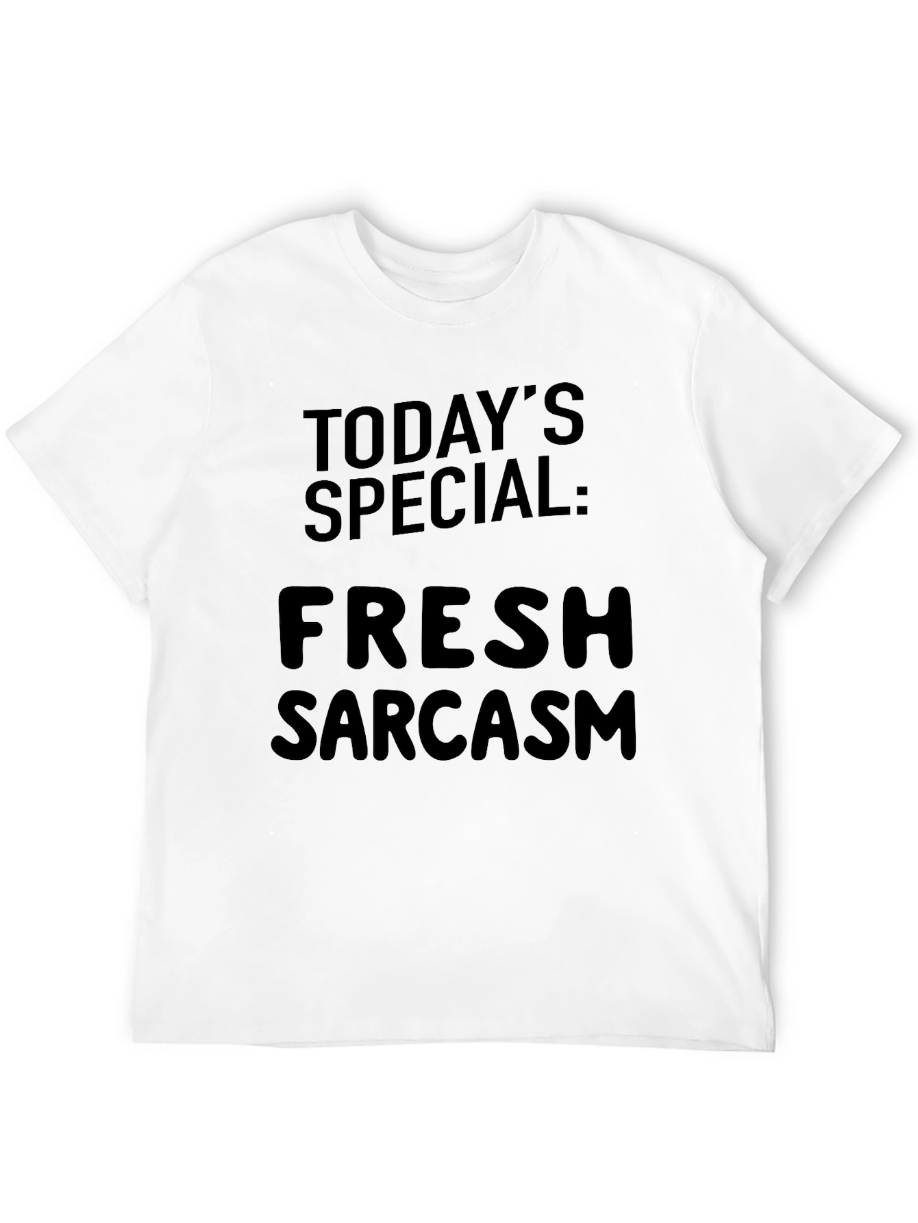 Black Funny Sarcastic Black Graphic T-Shirt view 12