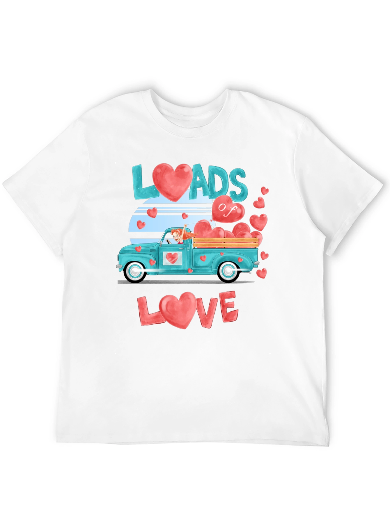 Black Loads of Love Valentine's Day Graphic Tee view 12
