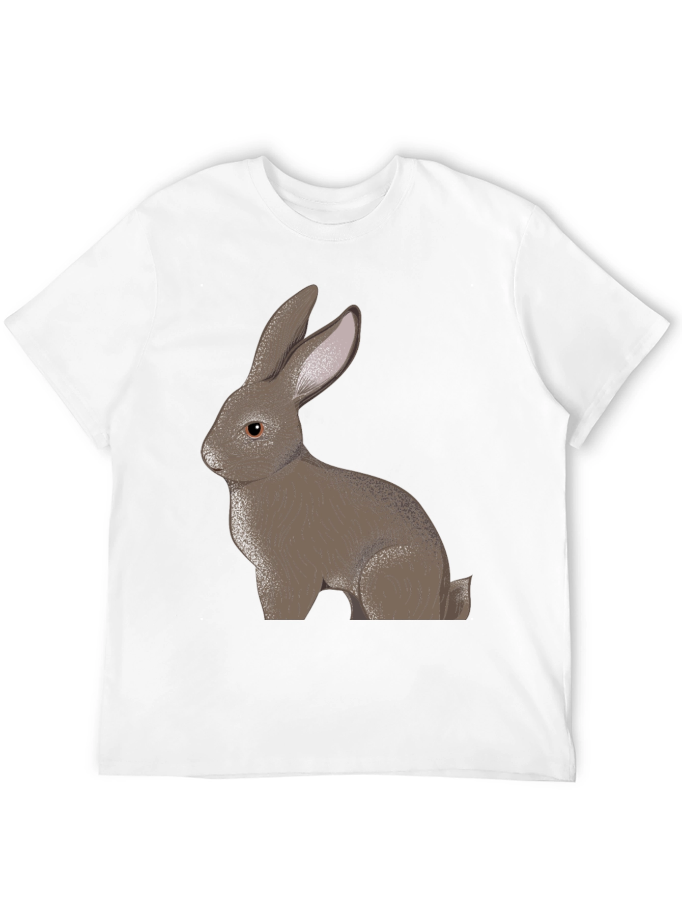 Black Bunny Rabbit Graphic Tee - Soft Cotton Blend view 12