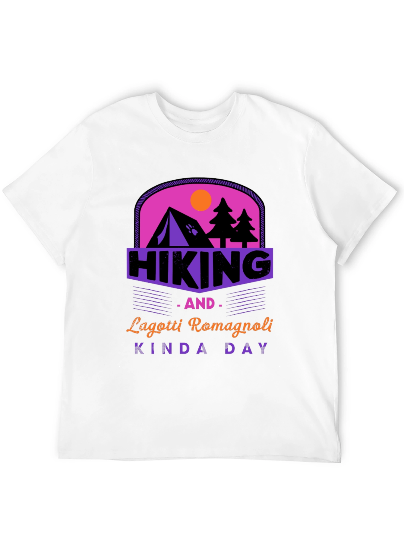 Black Hiking Lagotti Romagnoli Kinda Day Tee view 12