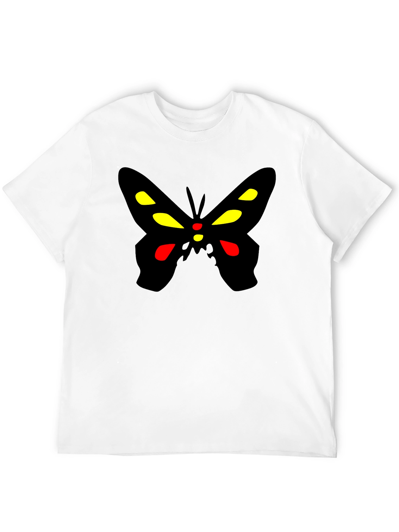 Black Butterfly Graphic Black T-Shirt view 12