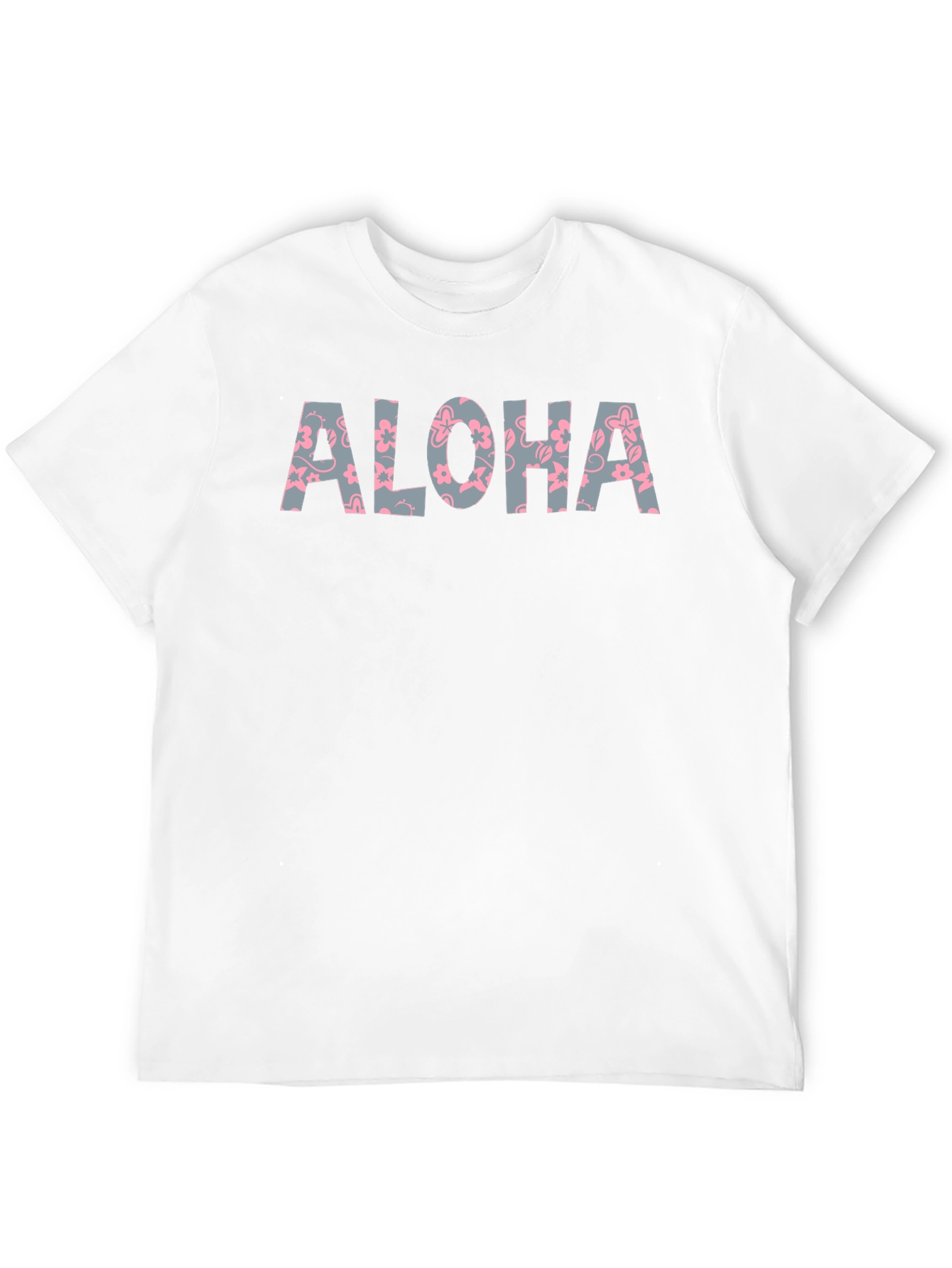 Black Aloha Floral Graphic Black T-Shirt view 12