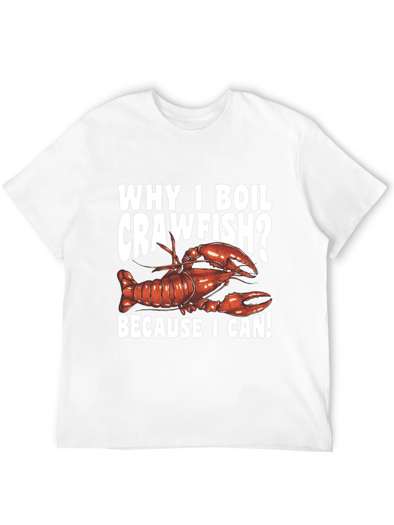 Black Crawfish Boil T-Shirt - Because I Can! view 12