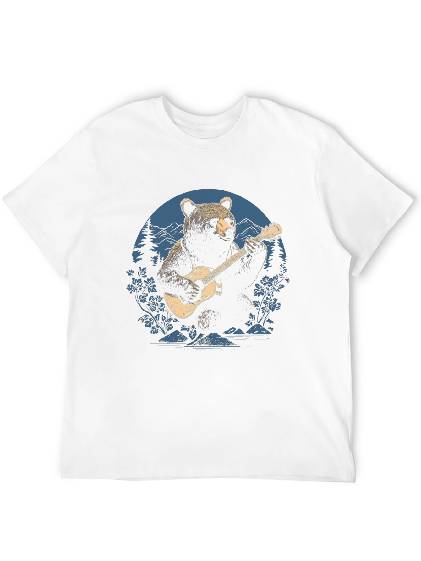 Black Bear Guitarist Graphic Tee view 12