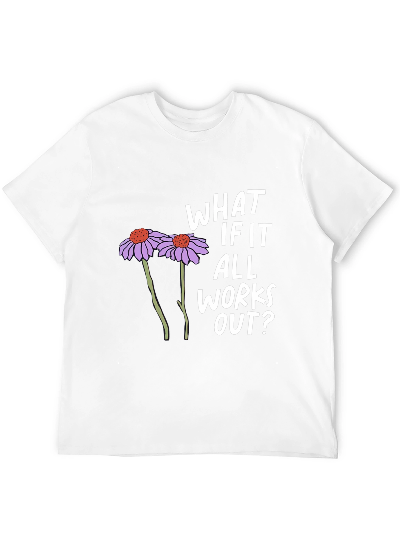 Black What If It All Works Out? Graphic Tee view 12