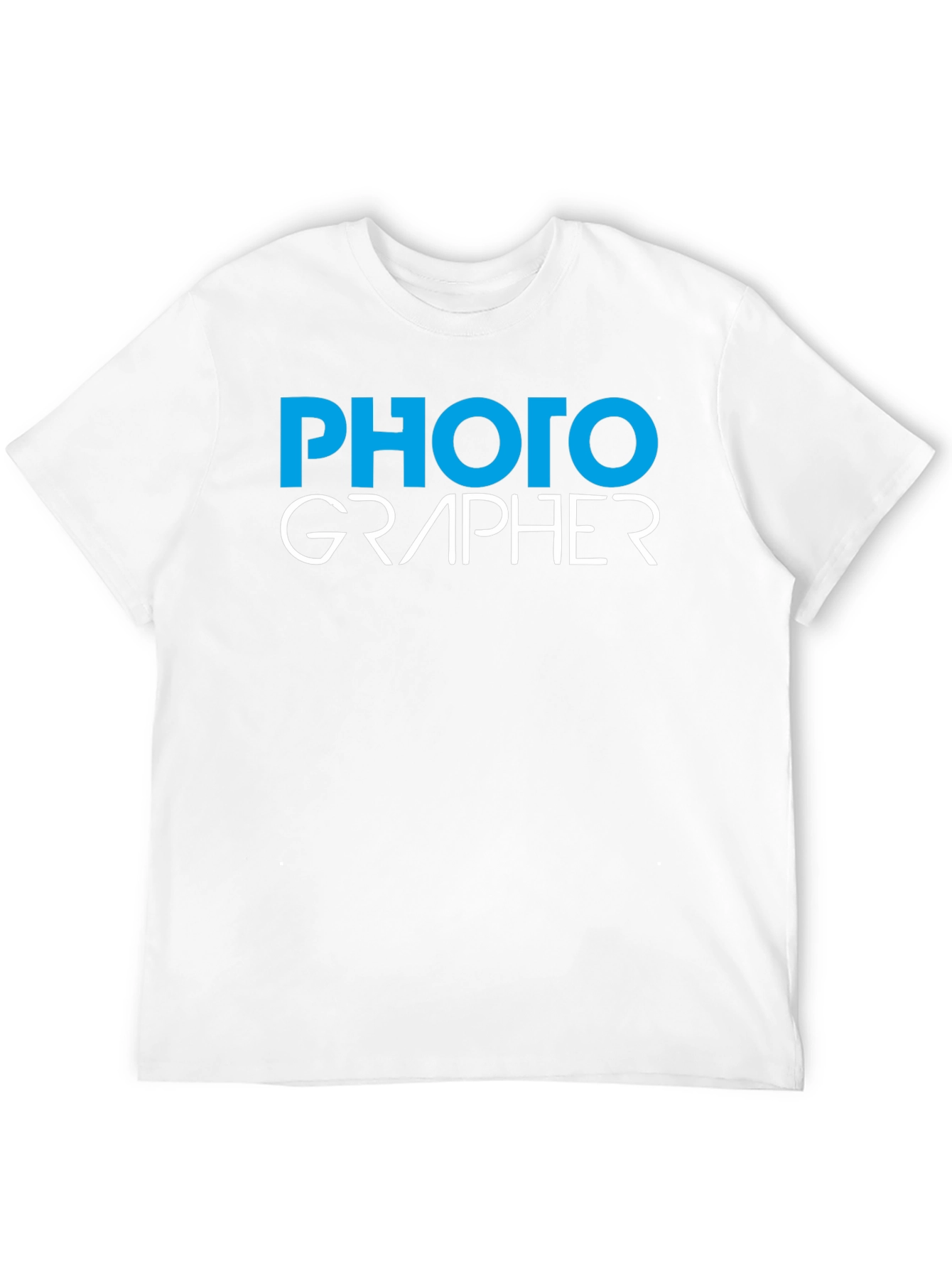 Black Photographer Graphic Tee - Unisex Cotton T-Shirt view 12