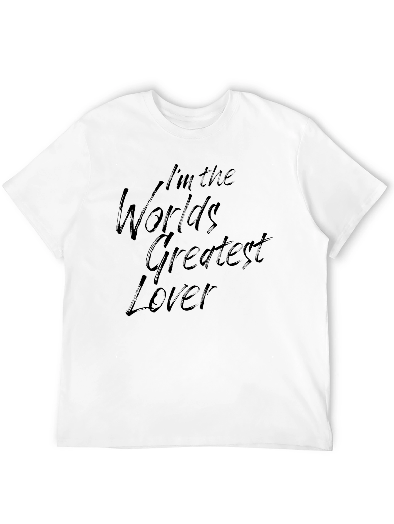 Black World's Greatest Lover Black T-Shirt view 12