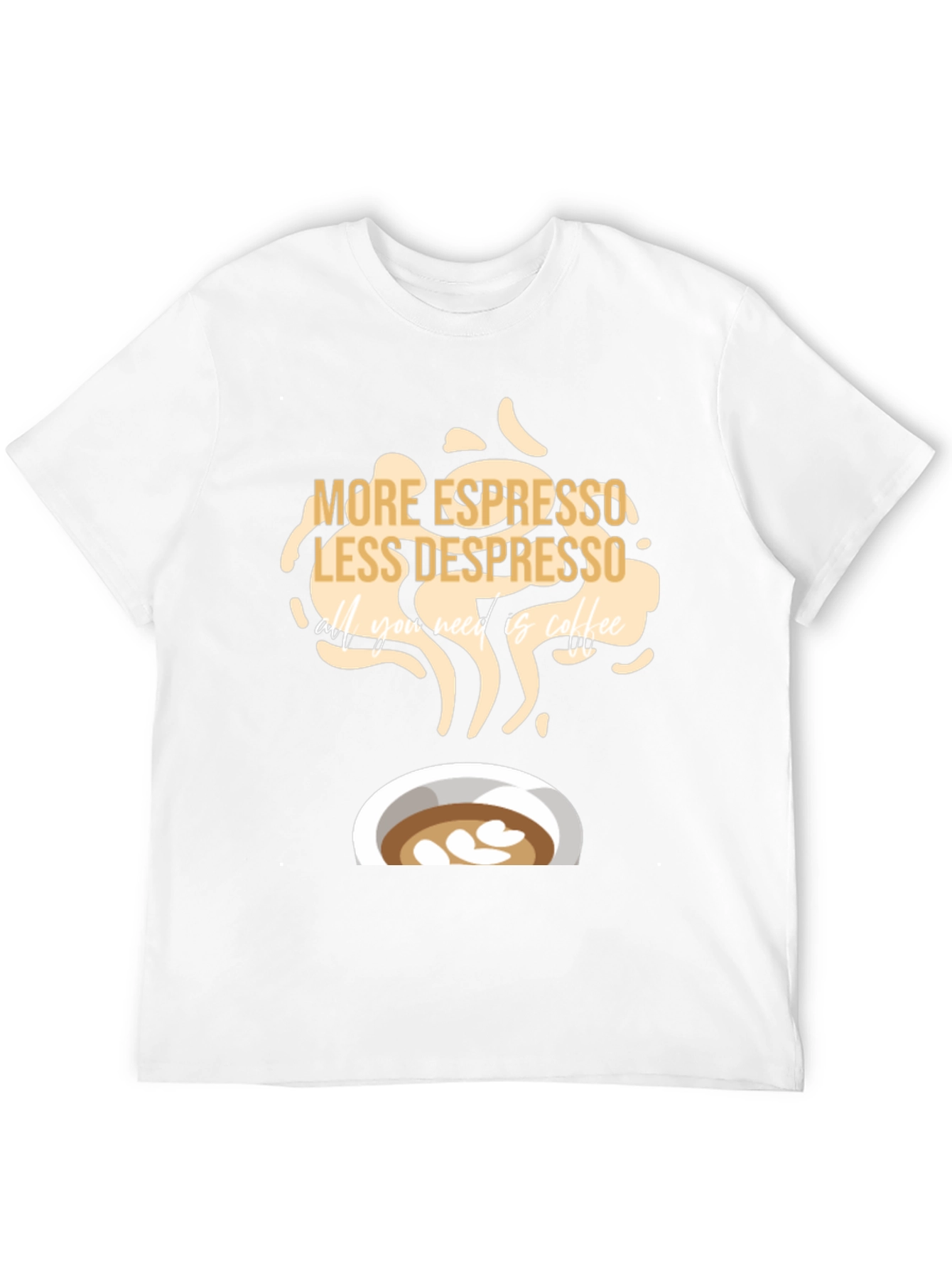 Black Espresso Depresso Coffee T-Shirt - Black view 12