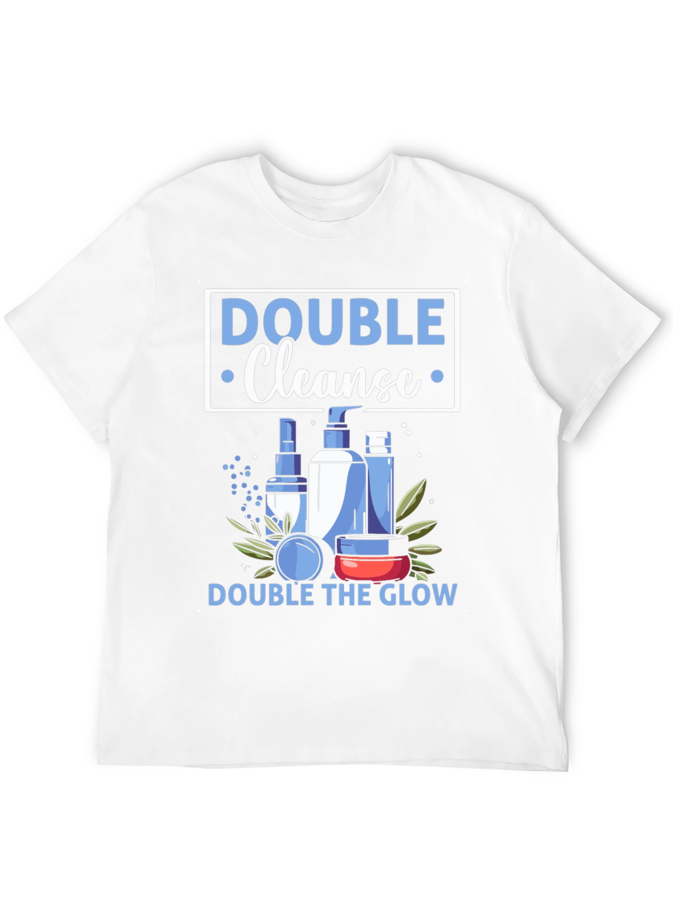 Black Double Cleanse Graphic Tee - For Radiant Skin! view 12