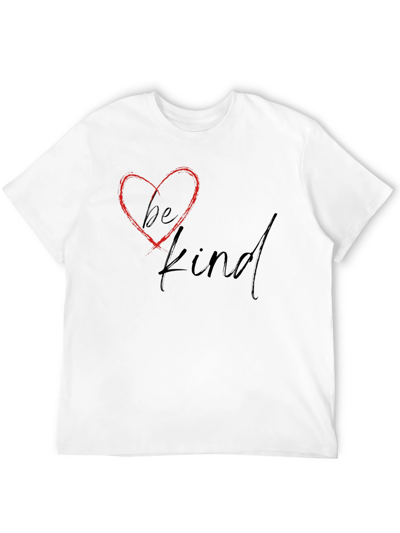 Black Be Kind Graphic Tee - Soft Cotton Blend view 12