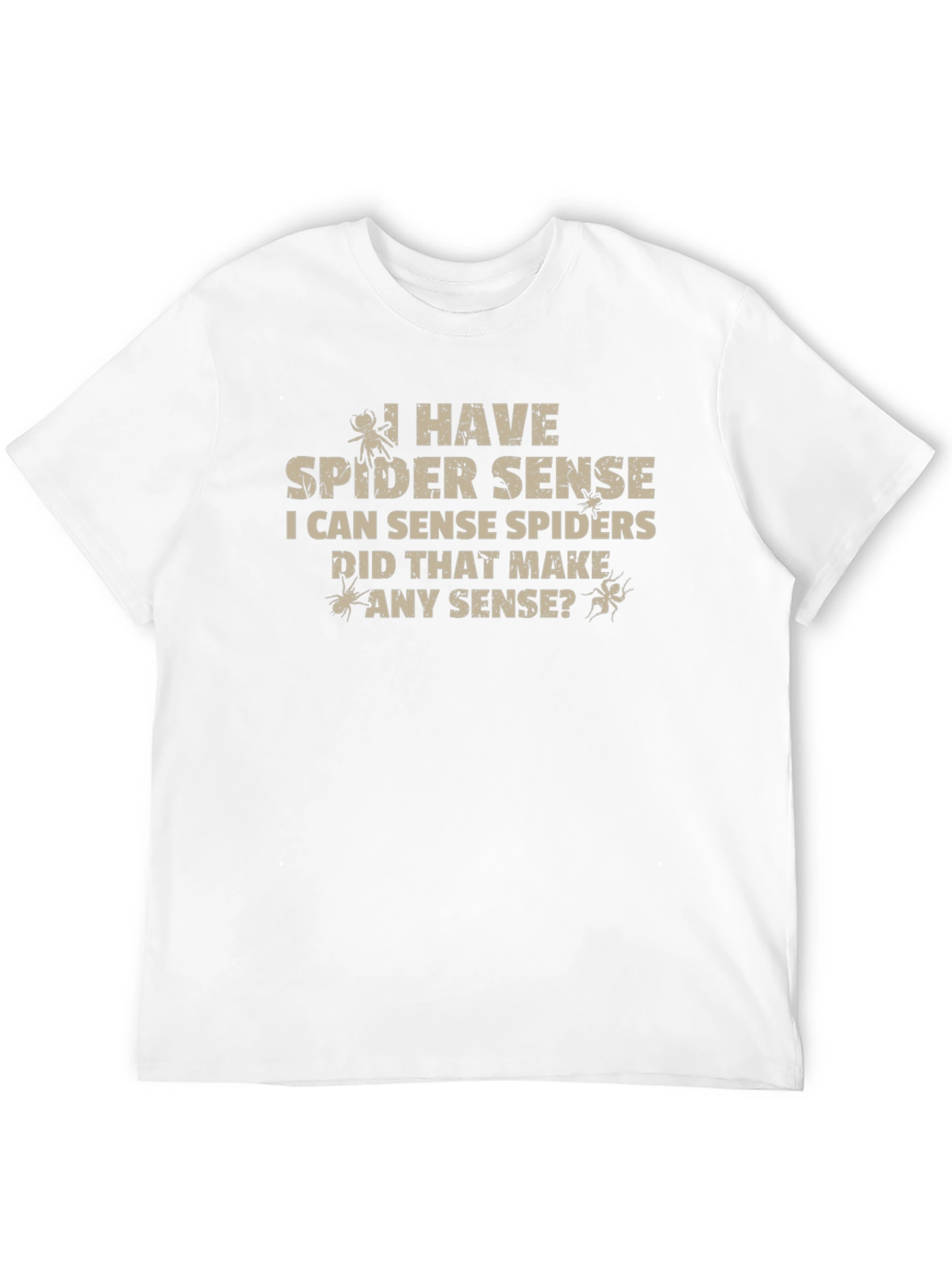Black I Have Spider Sense T-Shirt: Humorous Graphic Tee view 12
