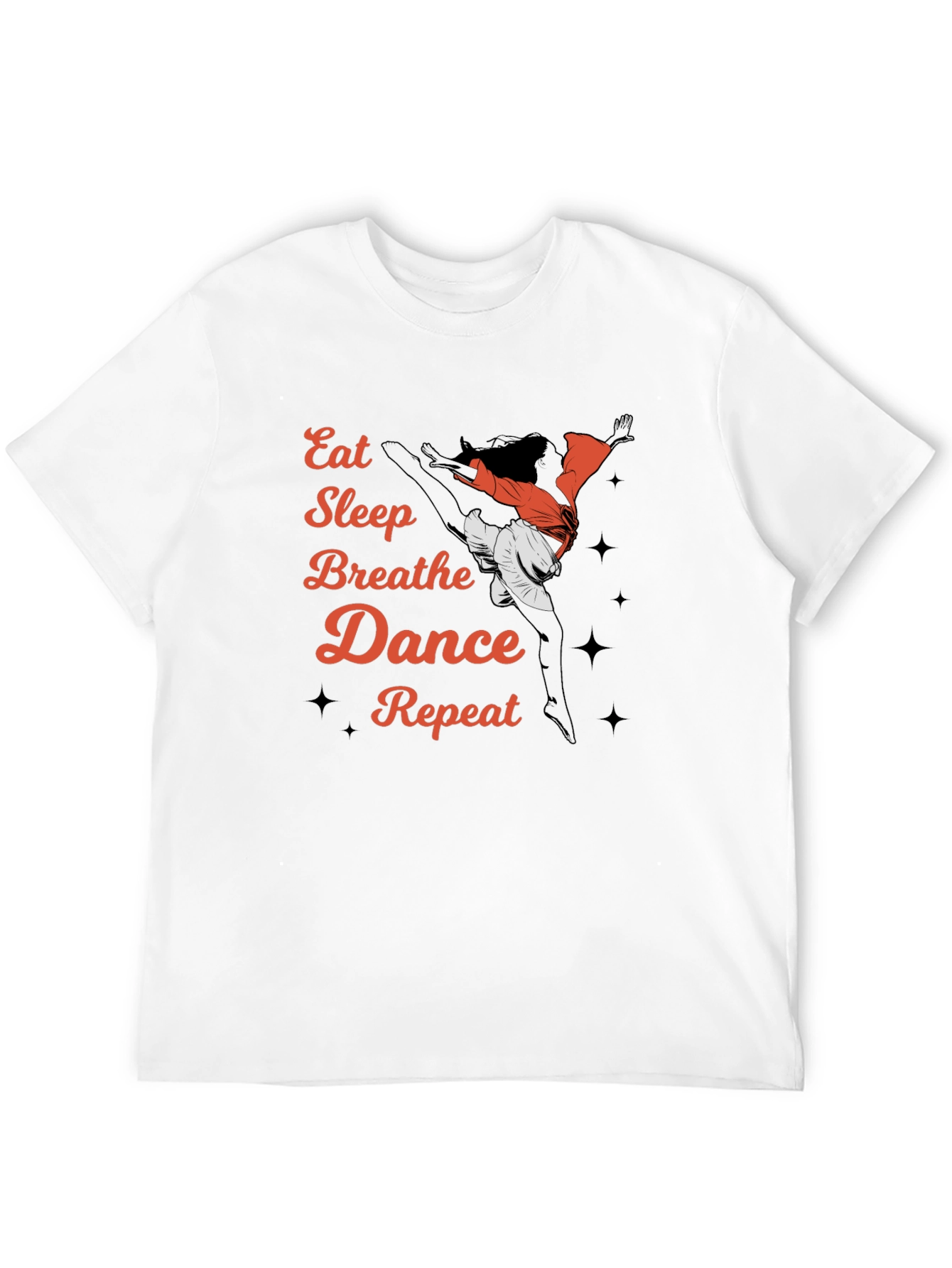 Black Eat Sleep Dance Repeat T-Shirt view 12