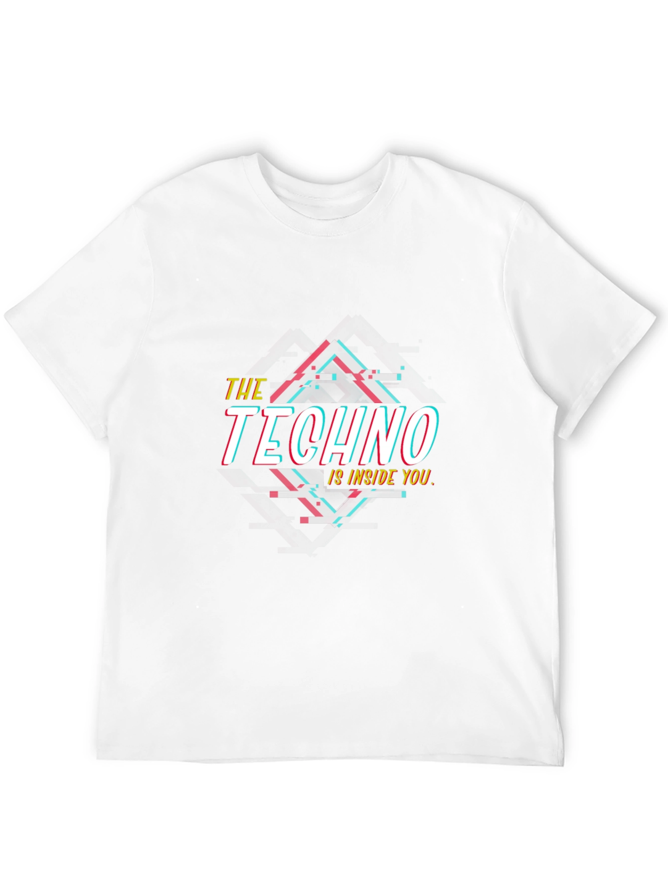 Black The Techno is Inside You Graphic Tee - Black Cotton Shirt view 12