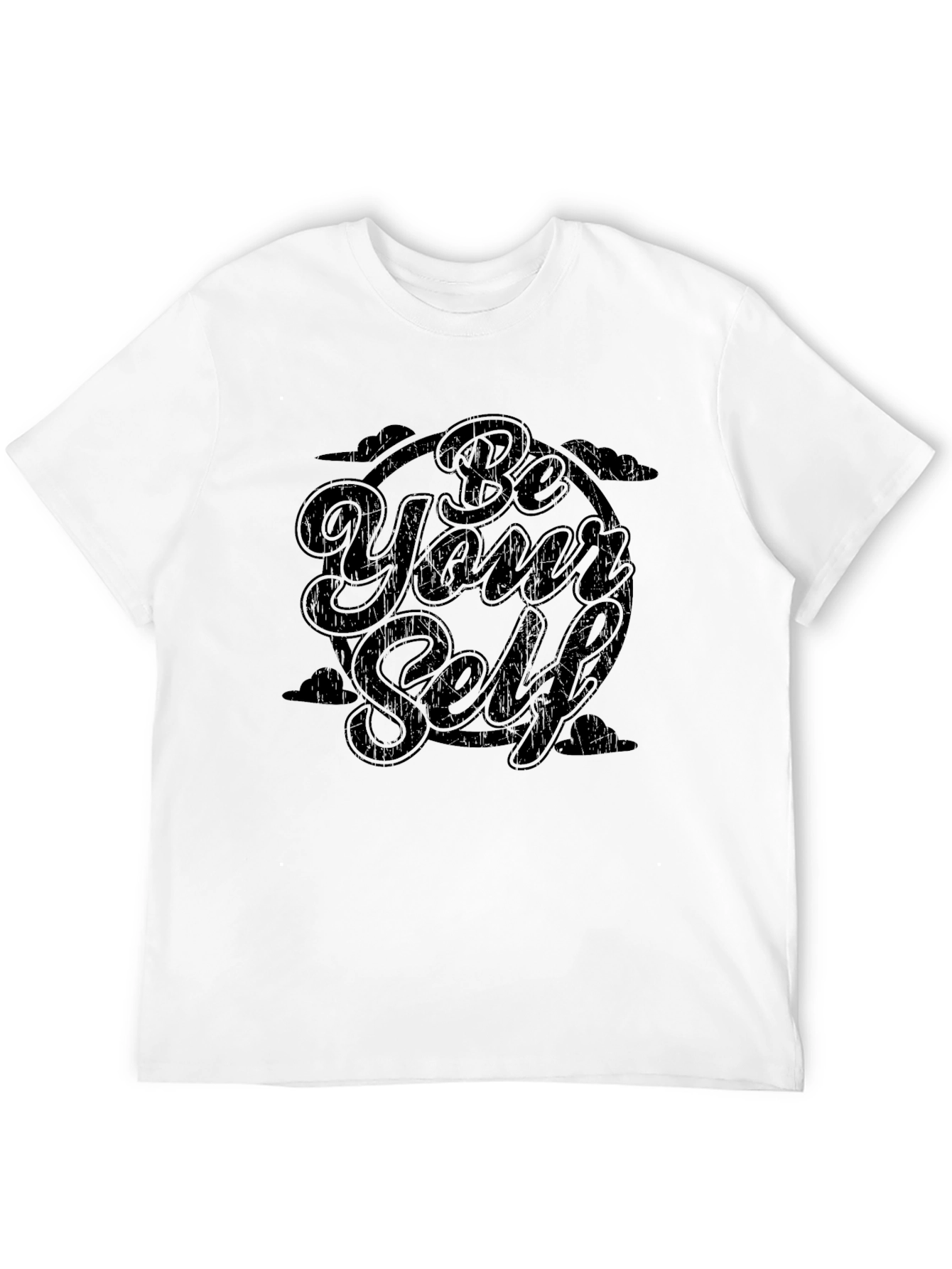 Black Be Yourself Graphic T-Shirt - Black view 12