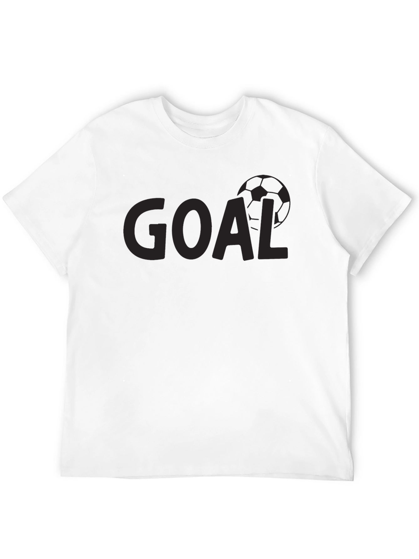 Black Goal Soccer T-Shirt - Black view 12
