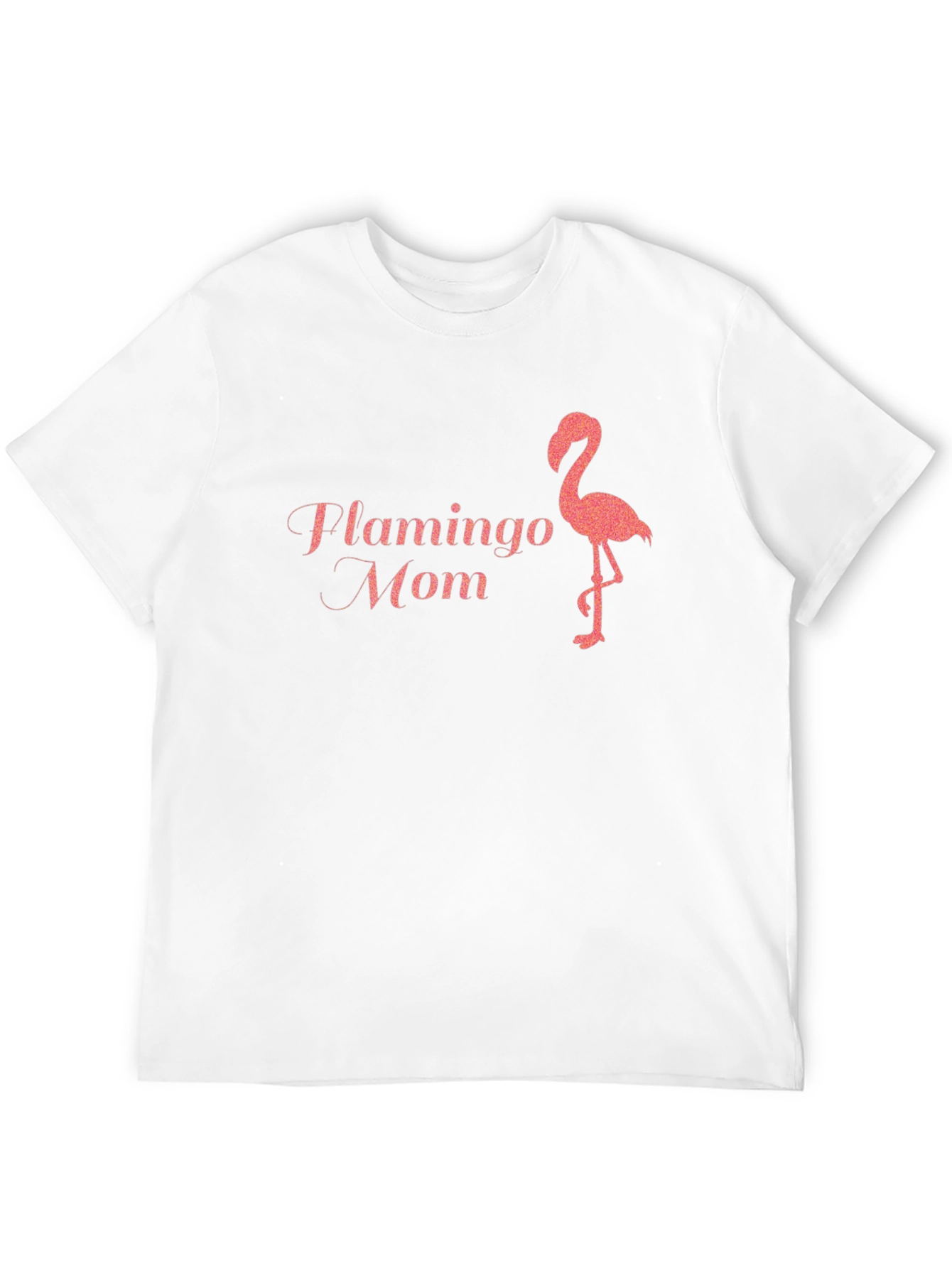 Black Flamingo Mom Graphic T-Shirt view 12