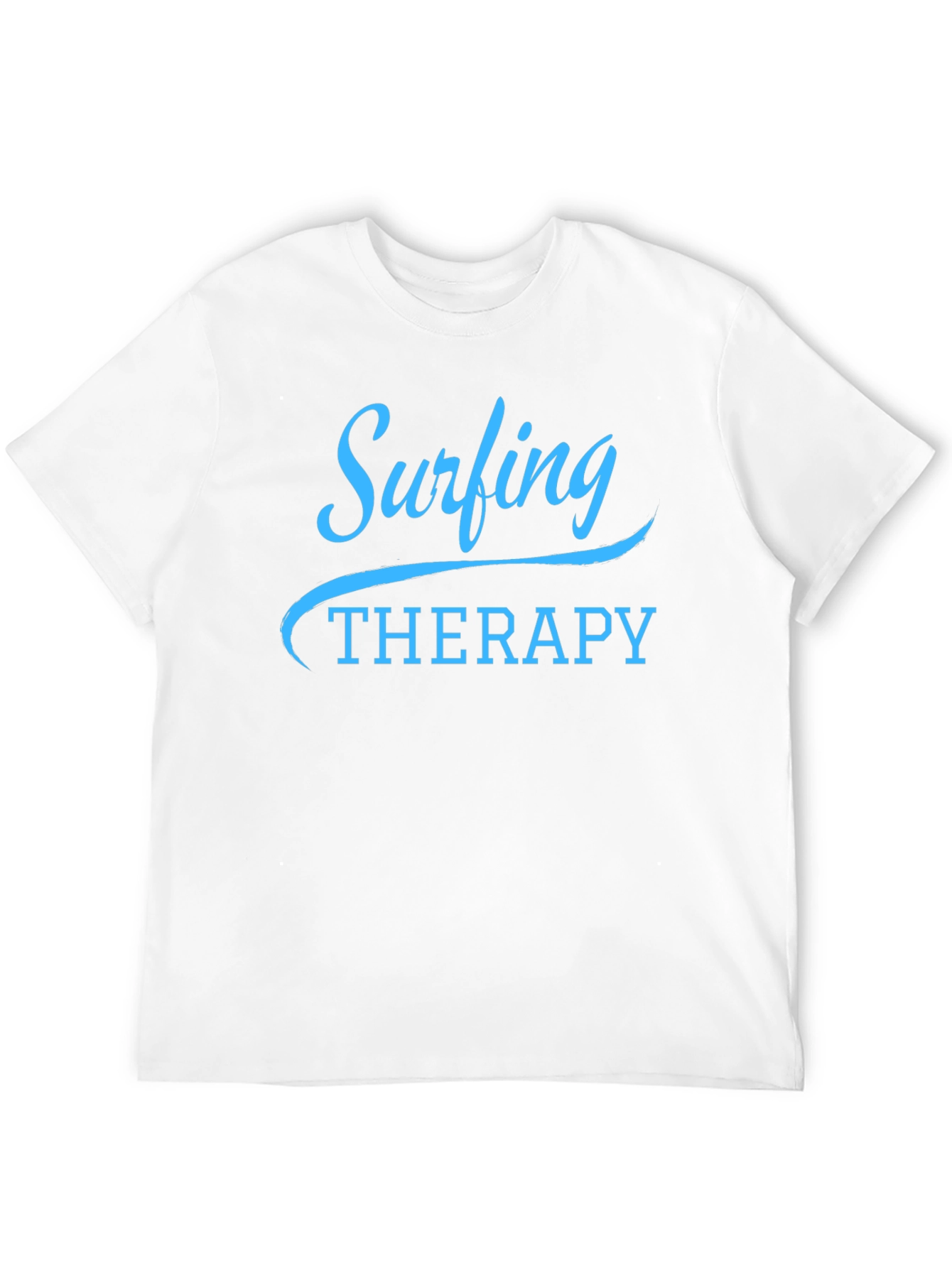 Black Surfing Therapy Graphic T-Shirt - Trendy, Relaxed Fit view 12