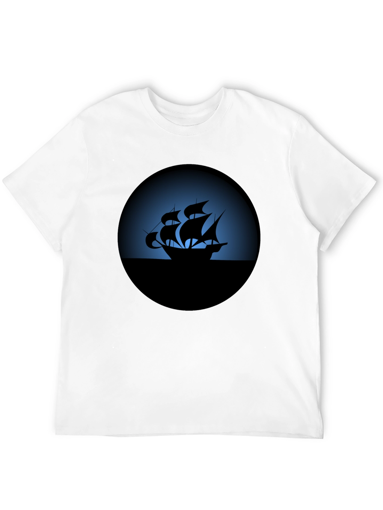 Black Nautical Silhouette Tee - Black view 12