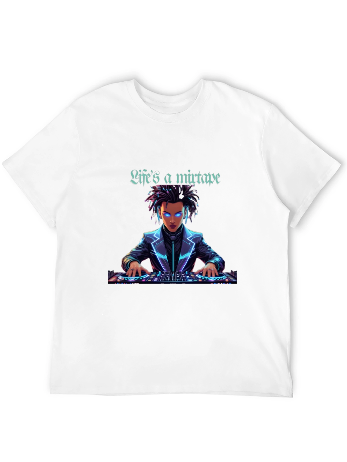 Black Life's a Mixtape DJ Graphic T-Shirt view 12