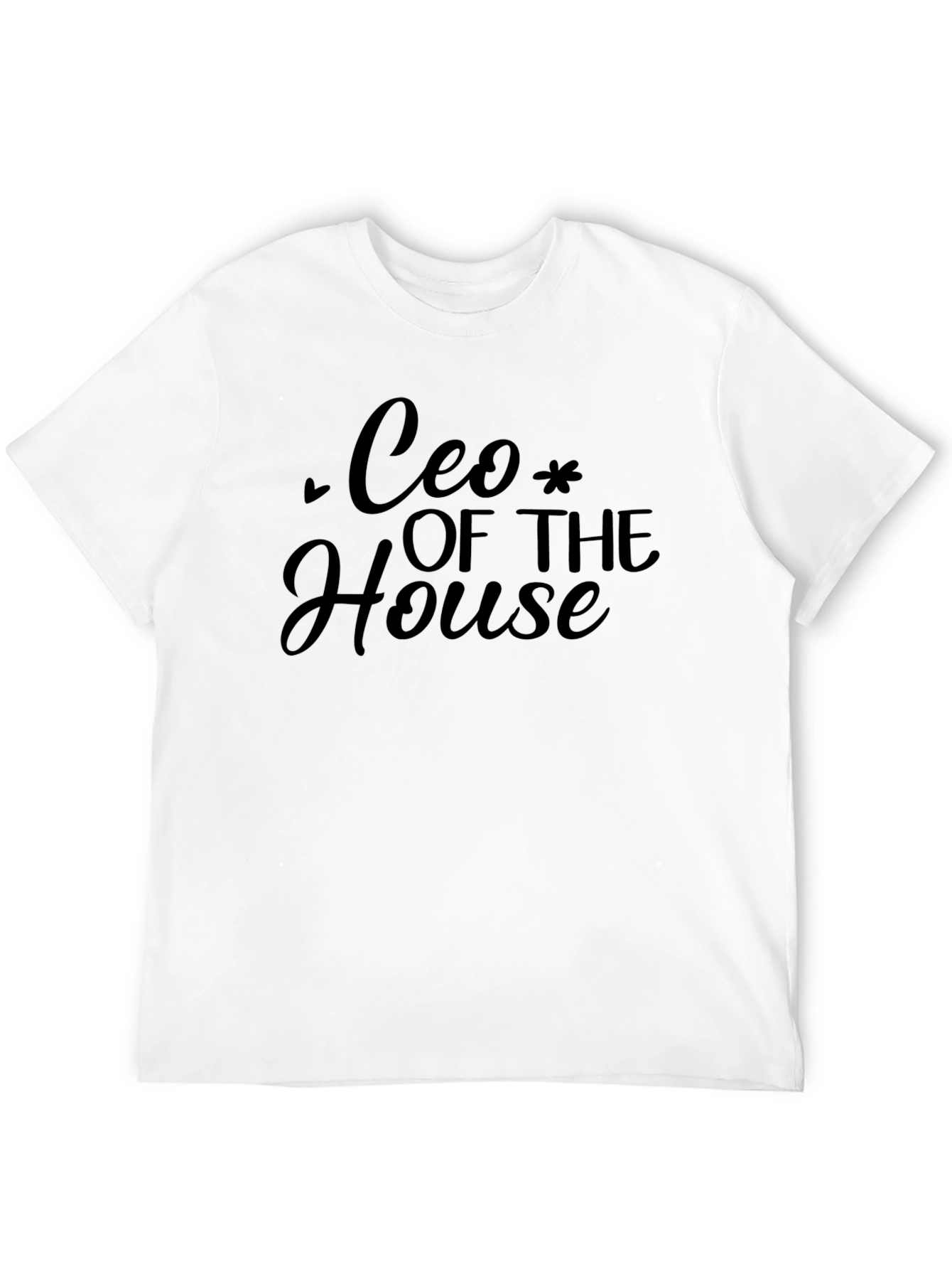 Black CEO of the House Black Tee view 12