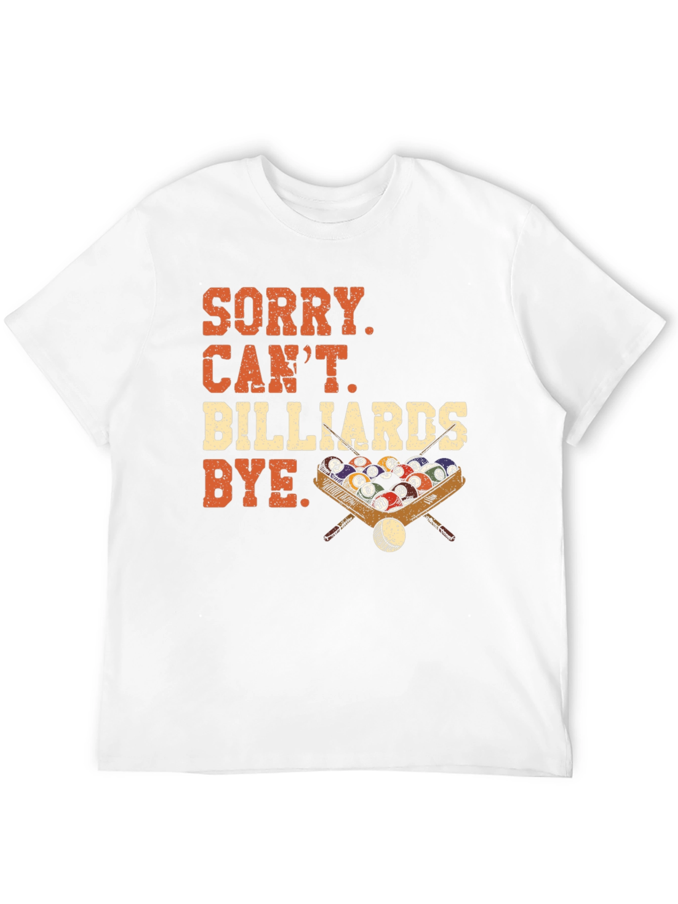 Black Billiards Graphic Tee - Sorry Can't Bye view 12