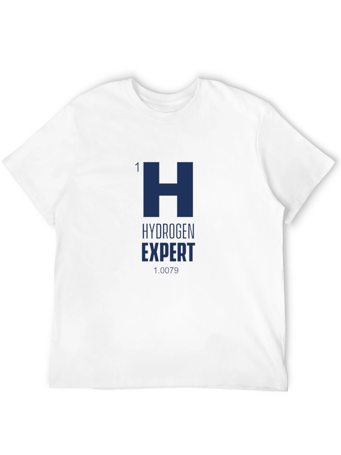 Black Hydrogen Expert T-Shirt - Periodic Table Science Tee view 12