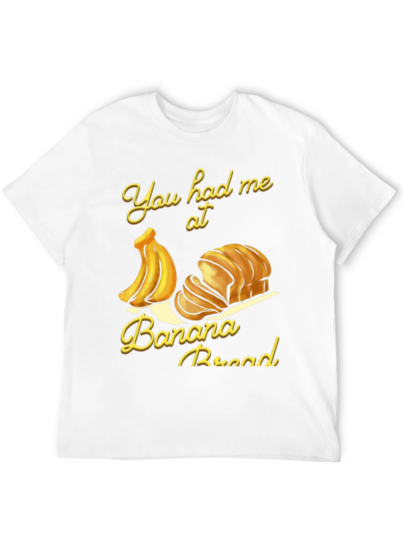 Black You Had Me at Banana Bread T-Shirt view 12