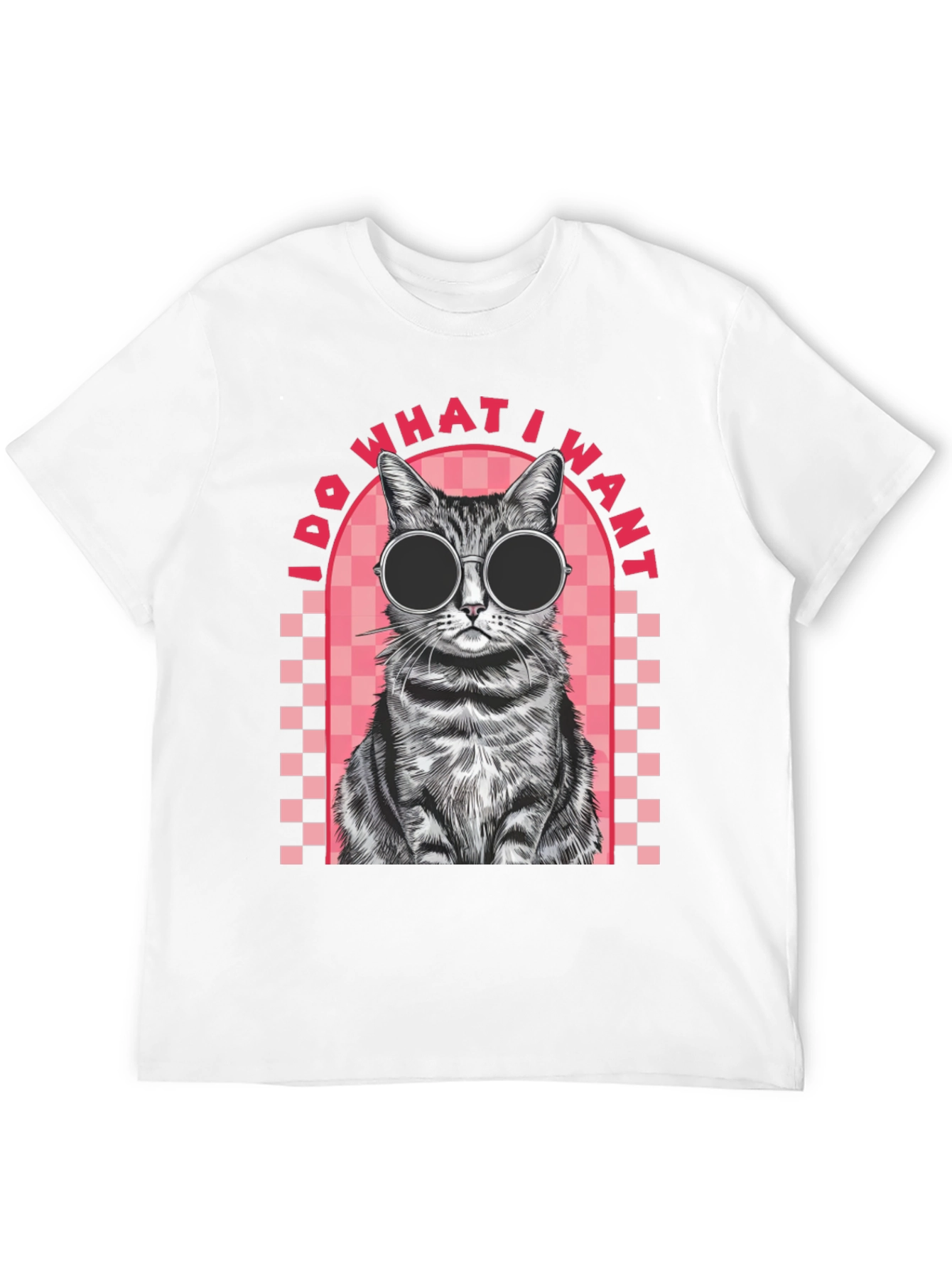 Black Cool Cat Graphic Tee - I Do What I Want view 12