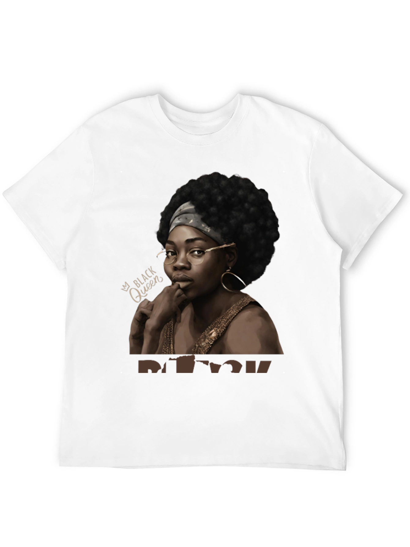 Black Black Queen Graphic Tee - Stylish Unisex T-Shirt view 12